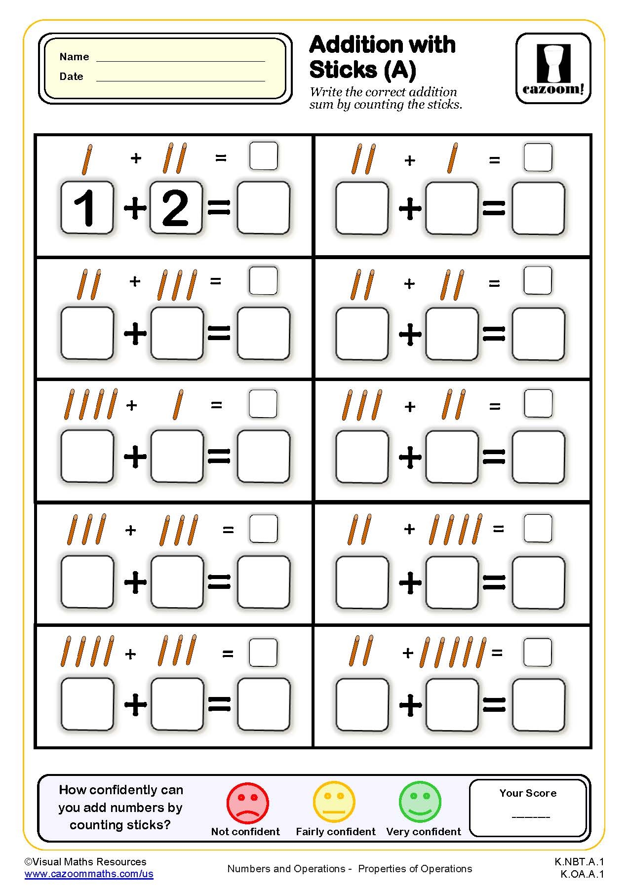 Kindergarten Math Worksheets Free Printable PDFs With Answers Kindergarten Math Worksheets Free Printable PDFs With Answers