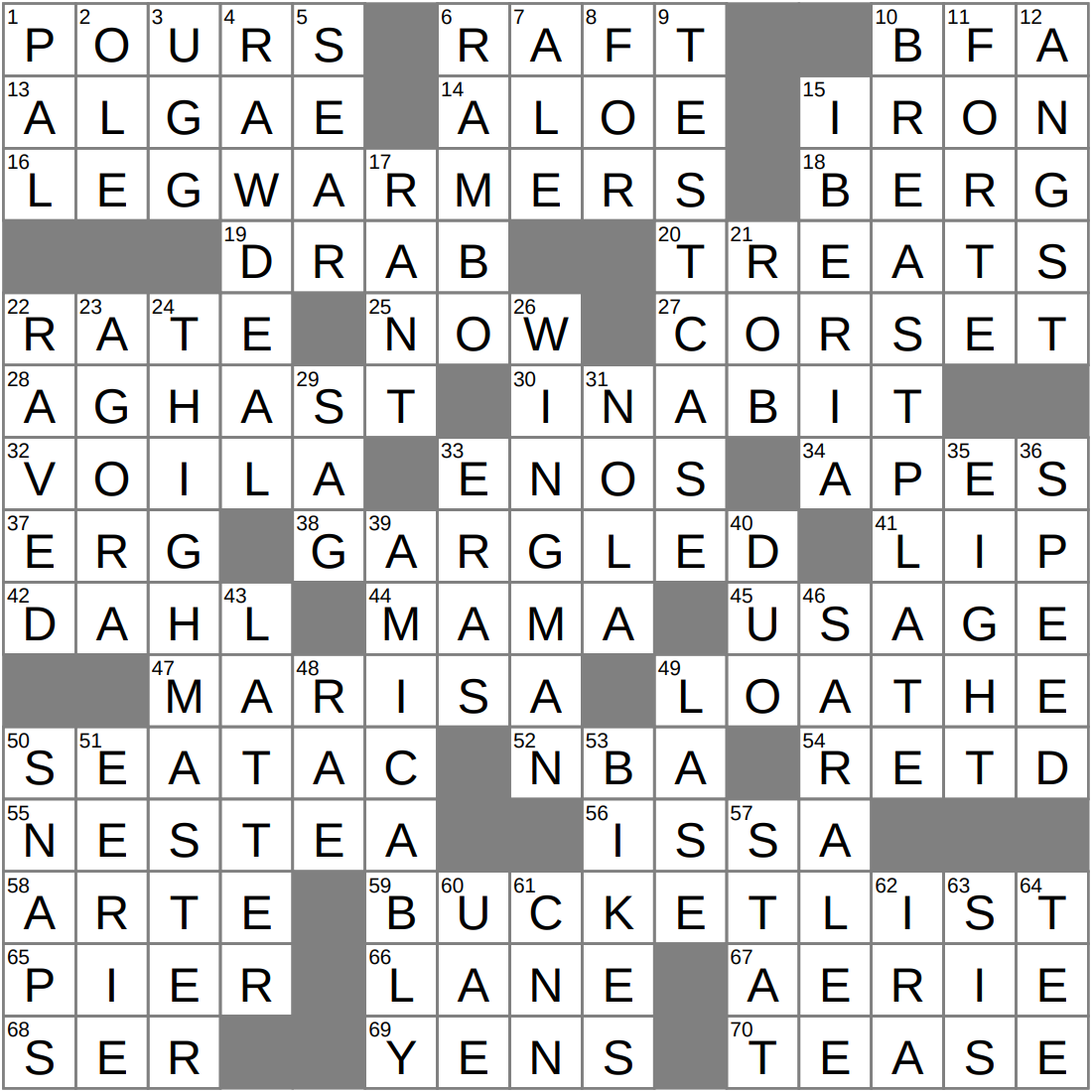 LA Times Crossword 23 Feb 26 Monday LAXCrossword