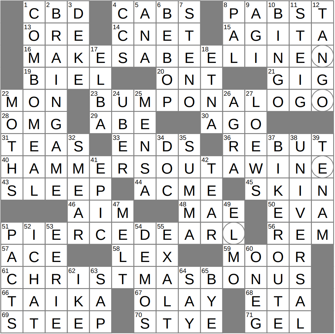 LA Times Crossword 25 Dec 25 Thursday LAXCrossword LA Times Crossword 25 Dec 25 Thursday LAXCrossword