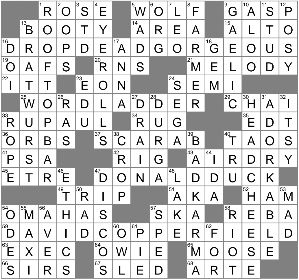 LA Times Crossword 8 Aug 25 Friday LAXCrossword