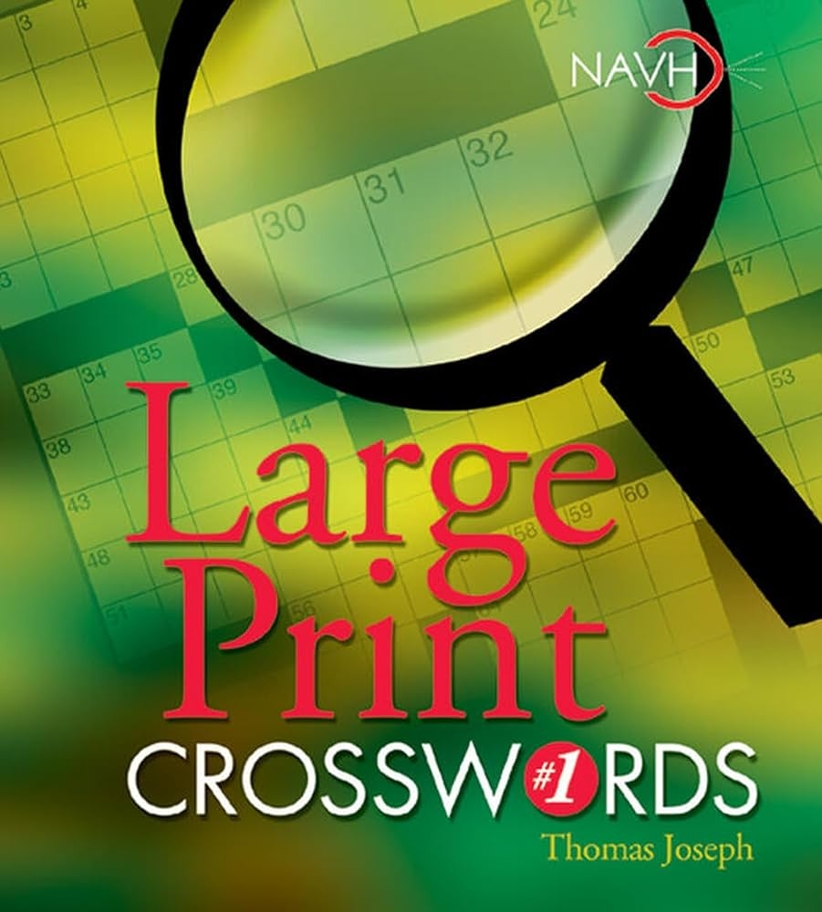 Large Print Crosswords 1 Joseph Thomas 9781402707667 Amazon Books Large Print Crosswords 1 Joseph Thomas 9781402707667 Amazon Books
