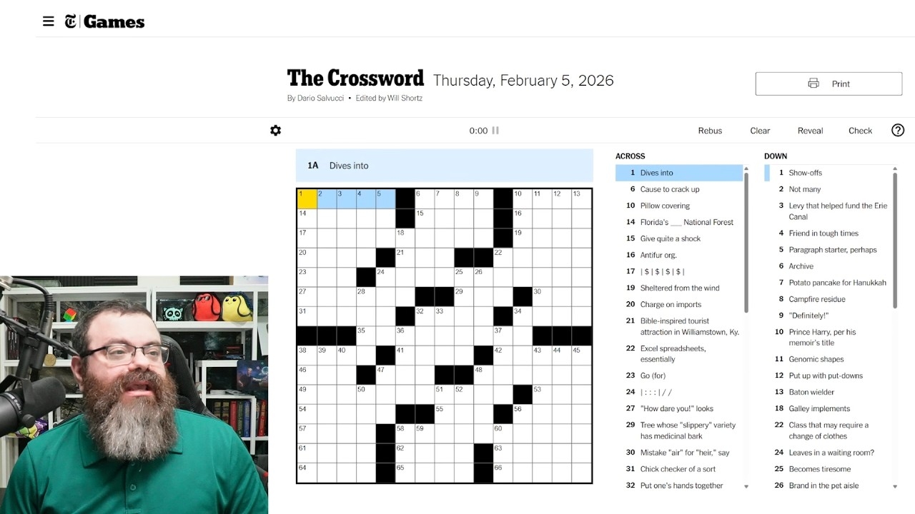 Learning Crossword Week 89 NYT Crossword Thursday Feb 5th 2026 YouTube Learning Crossword Week 89 NYT Crossword Thursday Feb 5th 2026 YouTube