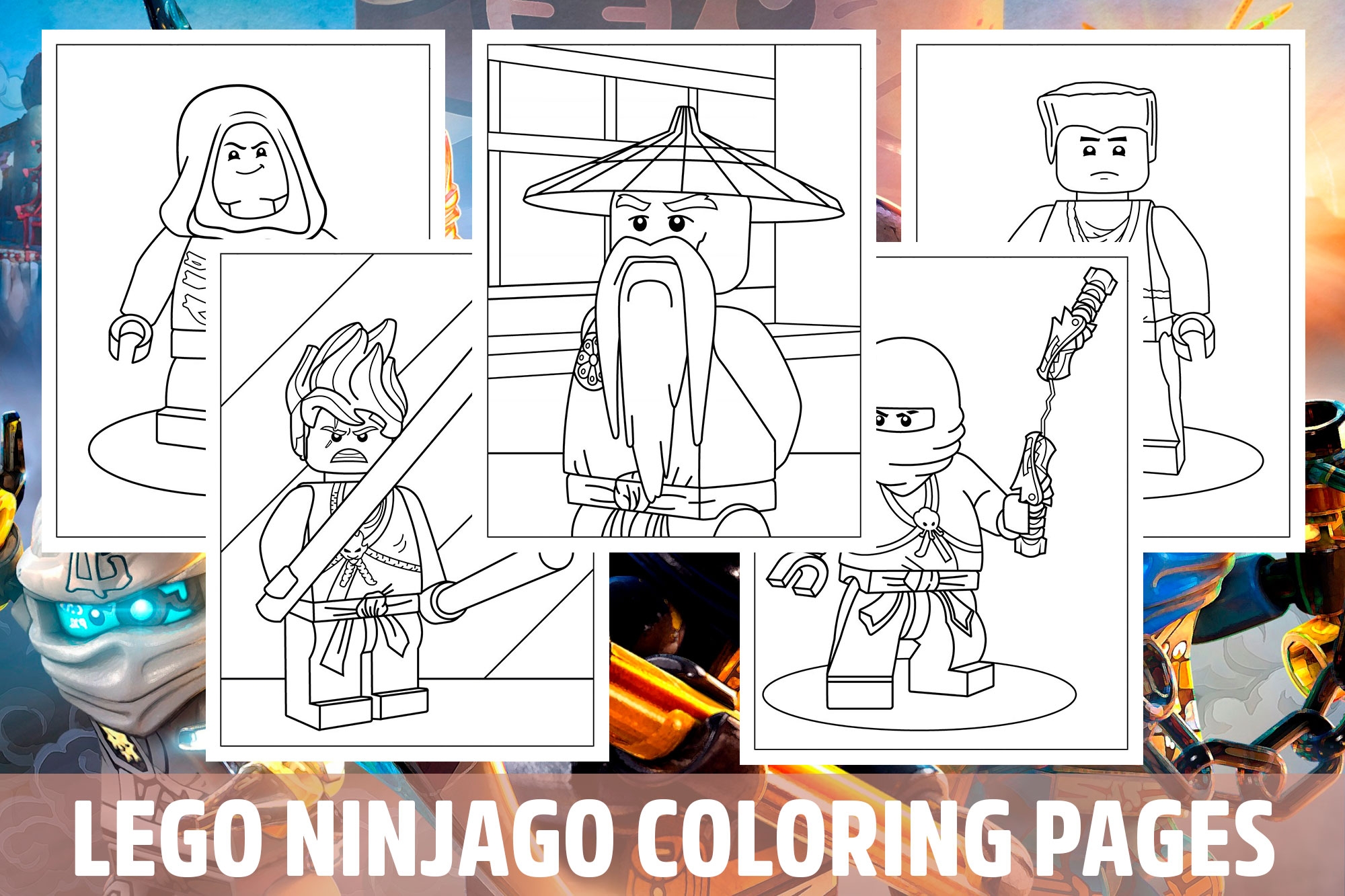 Lego Ninjago Coloring Pages For Kids Girls Boys Teens Activity School Made By Teachers