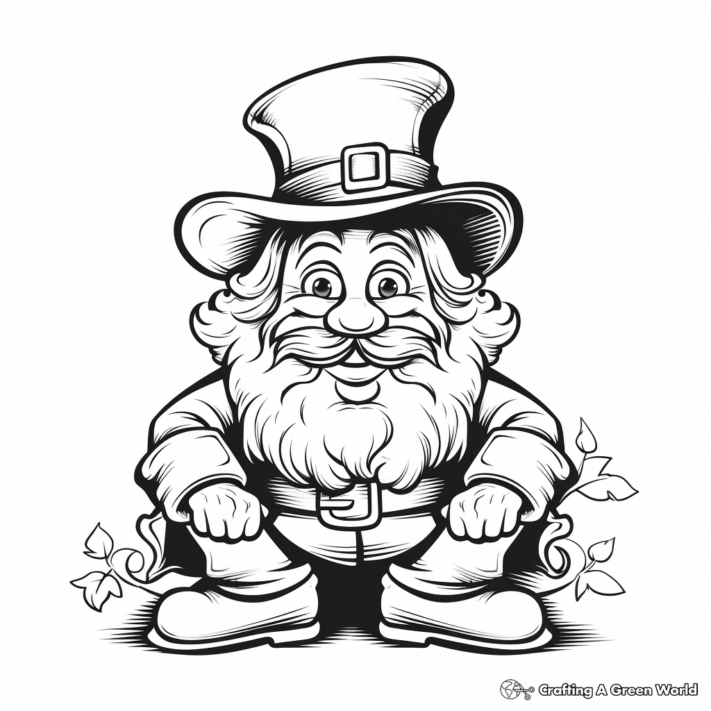 leprechaun images to color leprechaun images to color