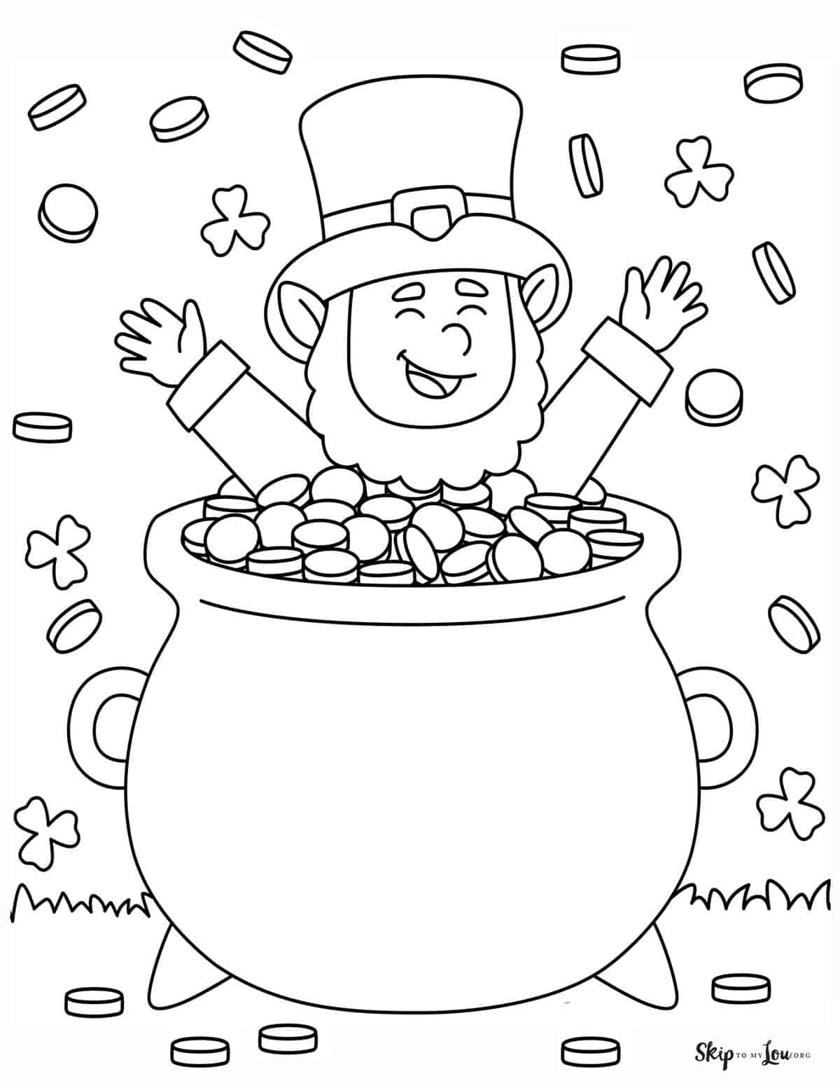 saint patrick coloring page saint patrick coloring page