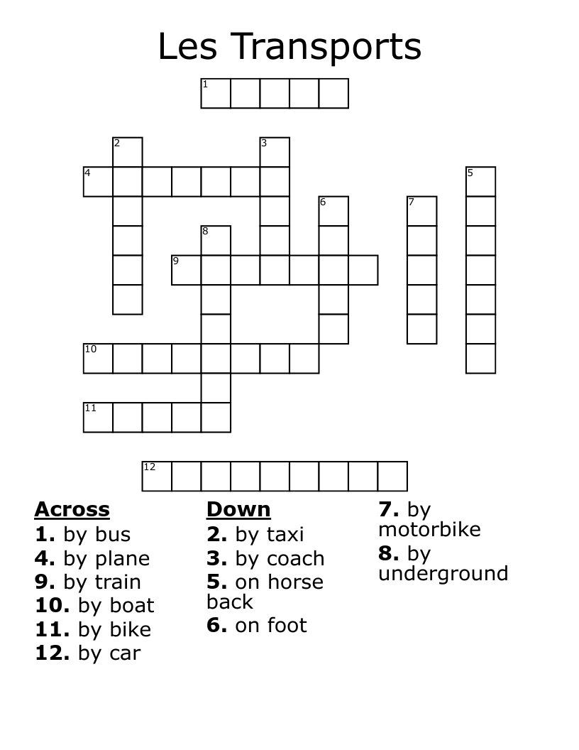 like a bicycle or a horse crossword