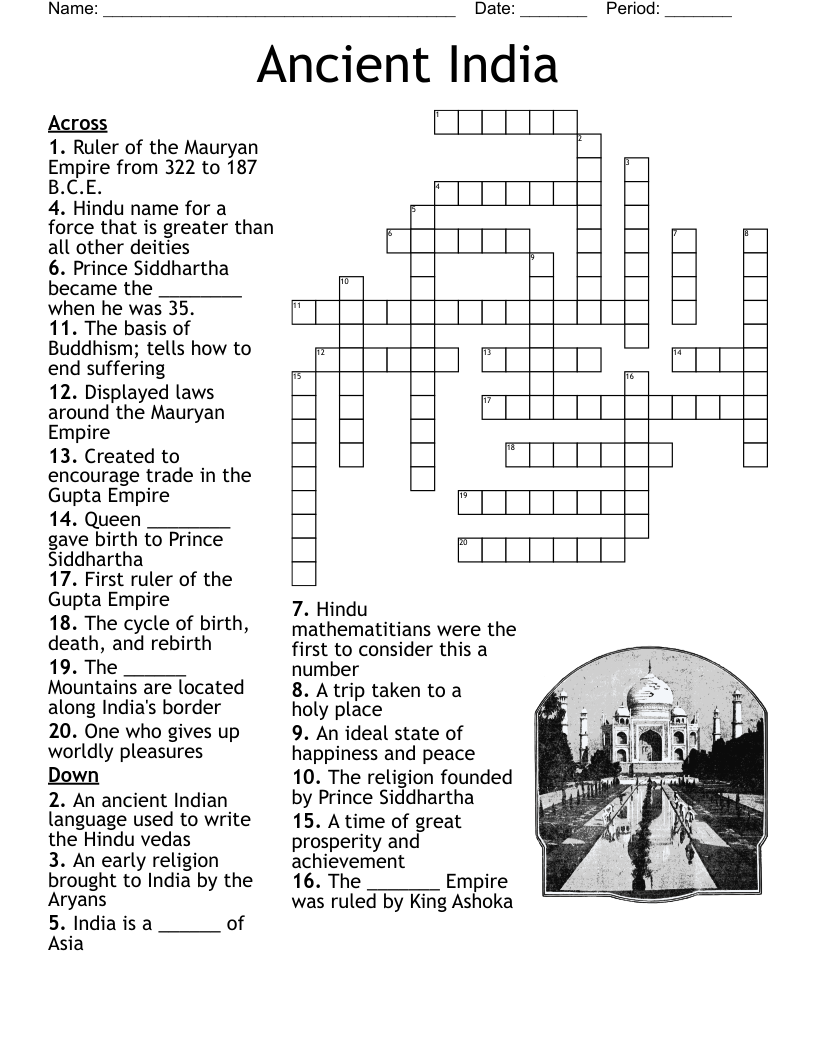 Lesson 12 13 Vocabulary Crossword WordMint