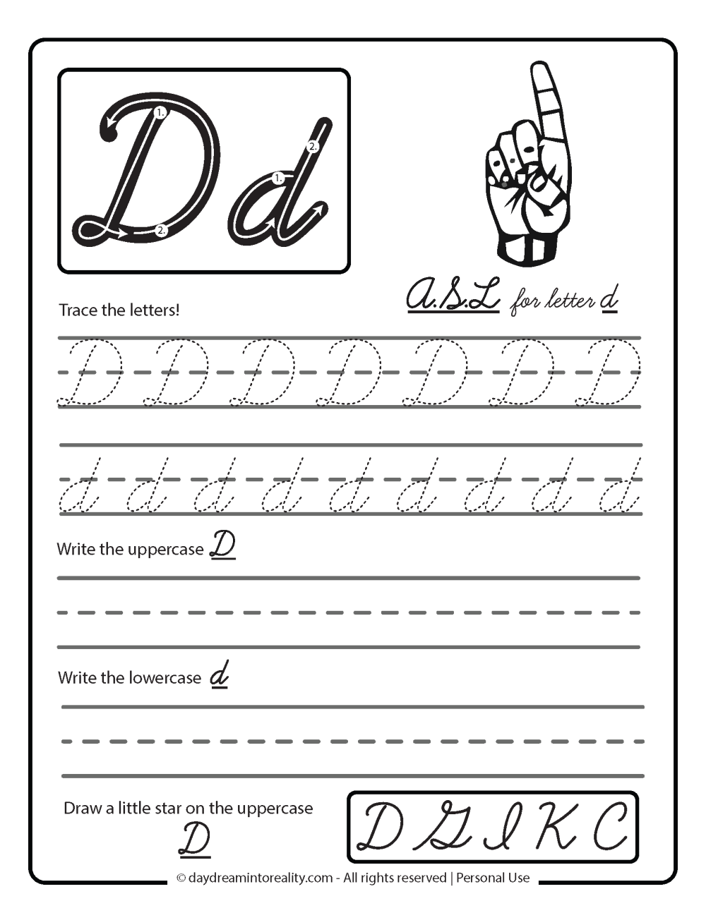 Letter D Worksheets 55 Free PDF Printables Daydream Into Reality Letter D Worksheets 55 Free PDF Printables Daydream Into Reality
