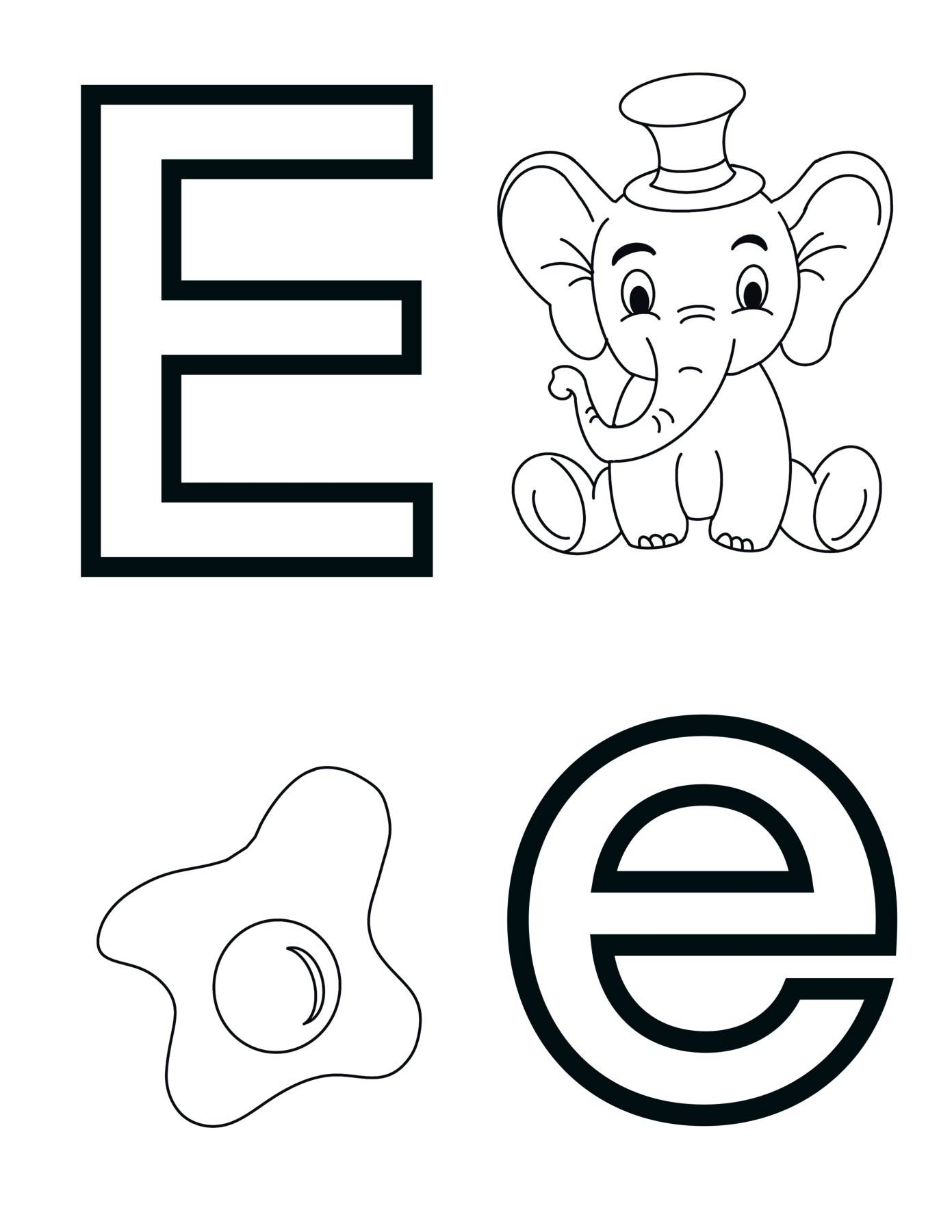 Letter E Alphabet Coloring Page Sheet By Knox Worksheets TPT Letter E Alphabet Coloring Page Sheet By Knox Worksheets TPT