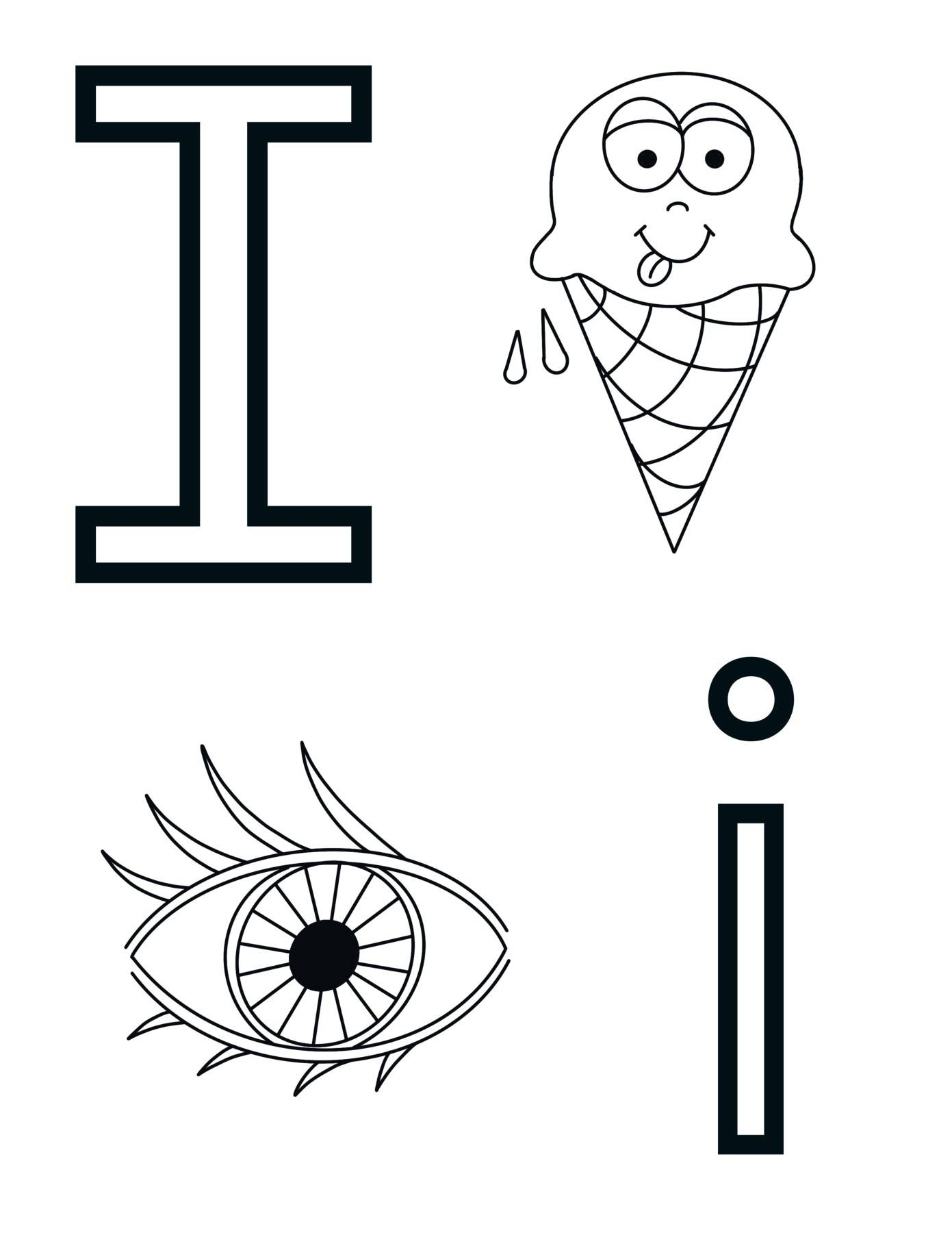 Letter I Alphabet Coloring Page Sheet By Knox Worksheets TPT Letter I Alphabet Coloring Page Sheet By Knox Worksheets TPT