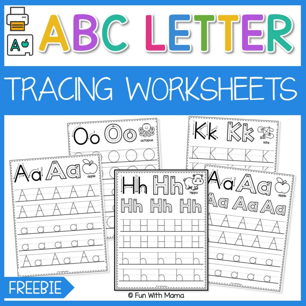 Letter Tracing Worksheets Fun With Mama Letter Tracing Worksheets Fun With Mama