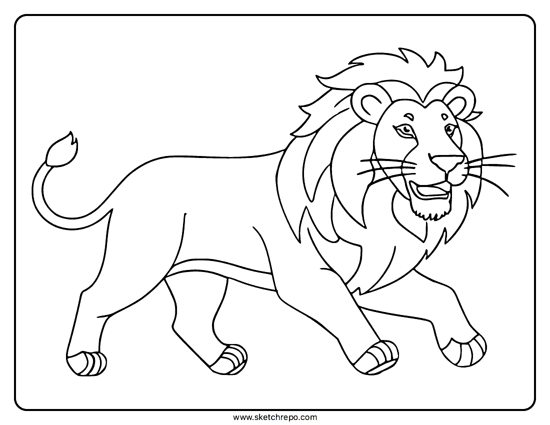coloring pictures of a lion coloring pictures of a lion