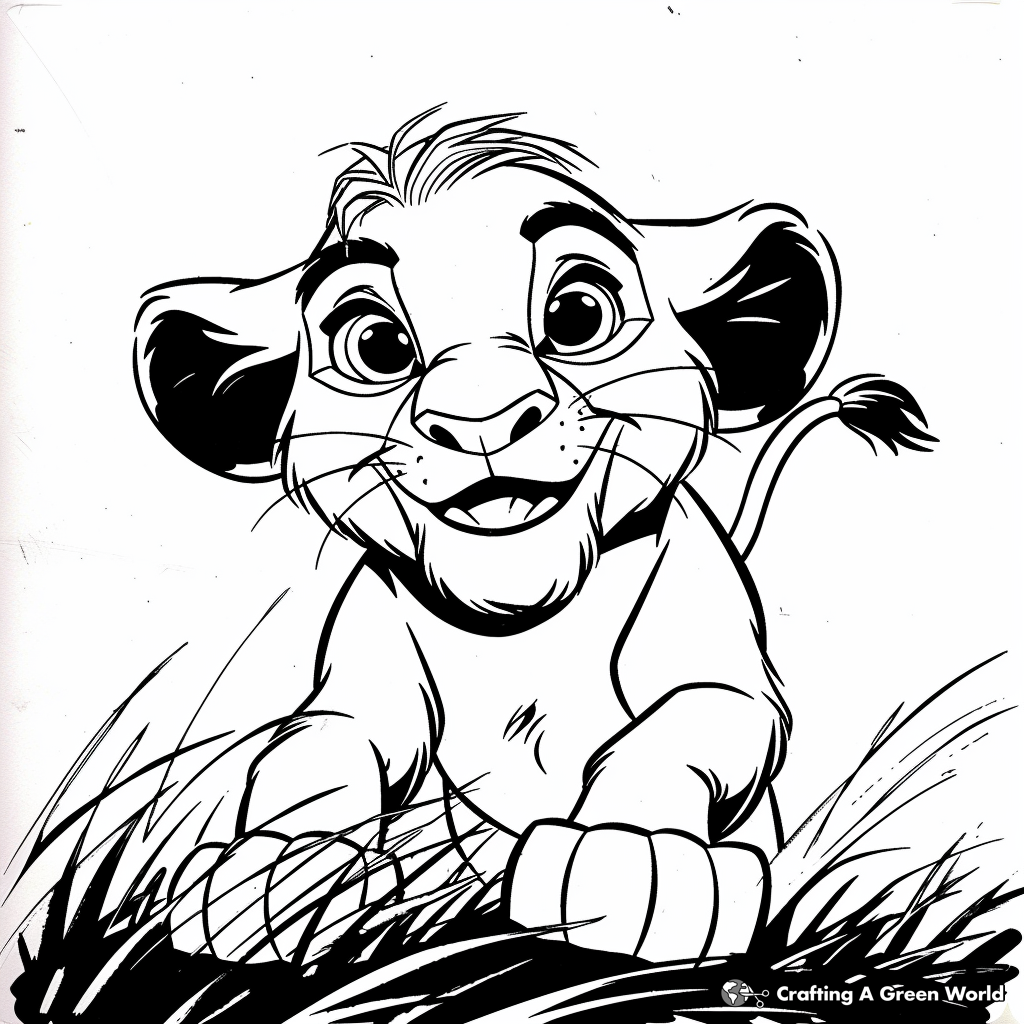 Lion King Coloring Pages Free Printable 