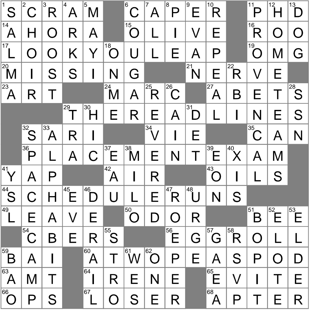 Loft y Group Crossword Clue Archives LAXCrossword Loft y Group Crossword Clue Archives LAXCrossword