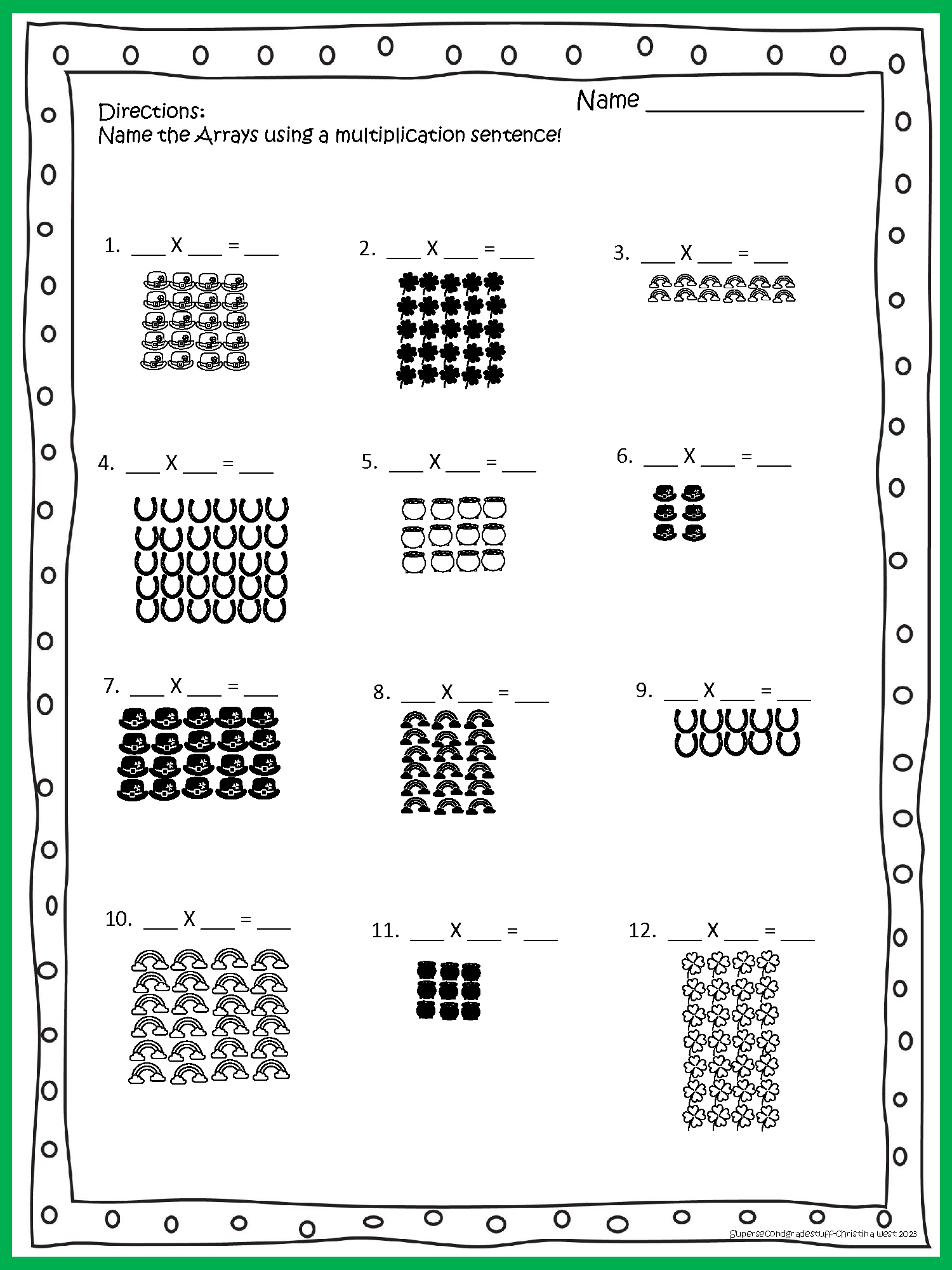multiplication using arrays worksheets multiplication using arrays worksheets