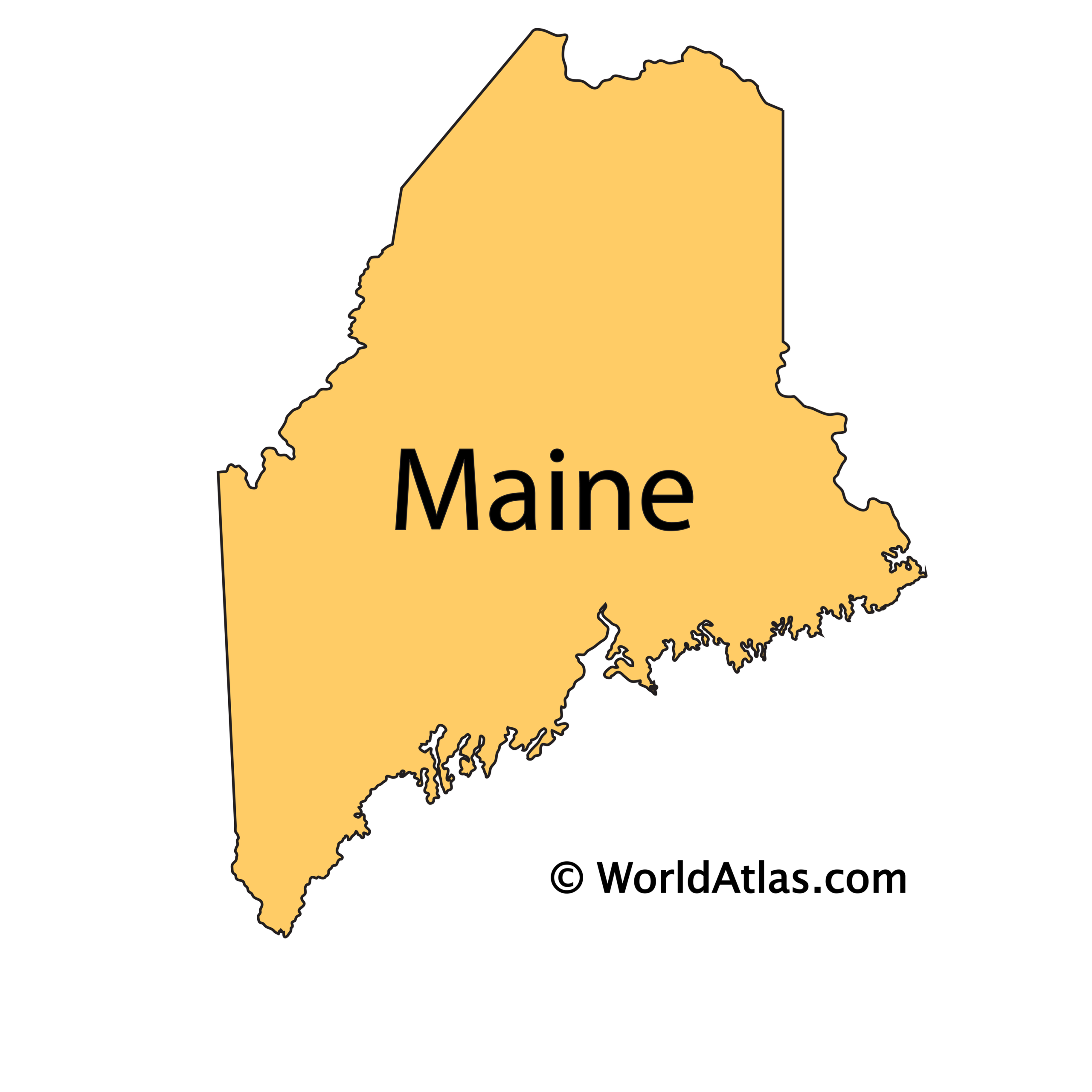 Maine Maps Facts World Atlas Maine Maps Facts World Atlas