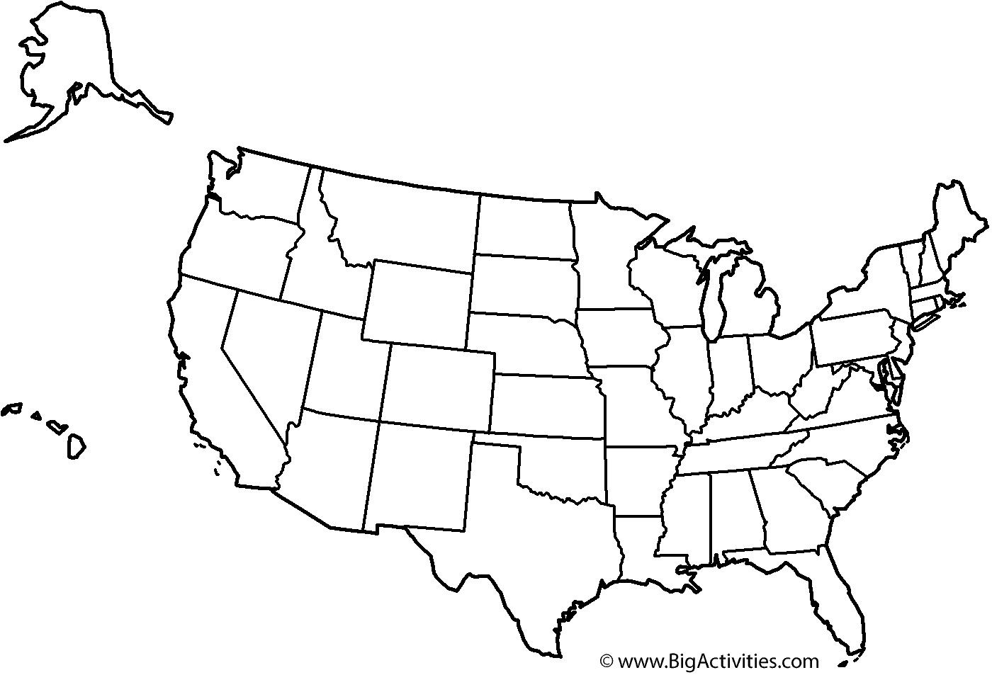 Map Of The United States With Title And States Coloring Page Veteran s Day Map Of The United States With Title And States Coloring Page Veteran s Day