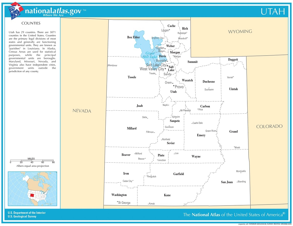 Map Of Utah Counties WhiteClouds Map Of Utah Counties WhiteClouds