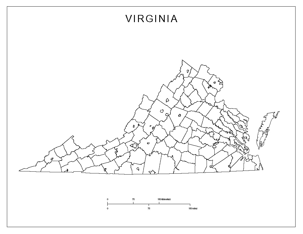 counties in virginia map counties in virginia map