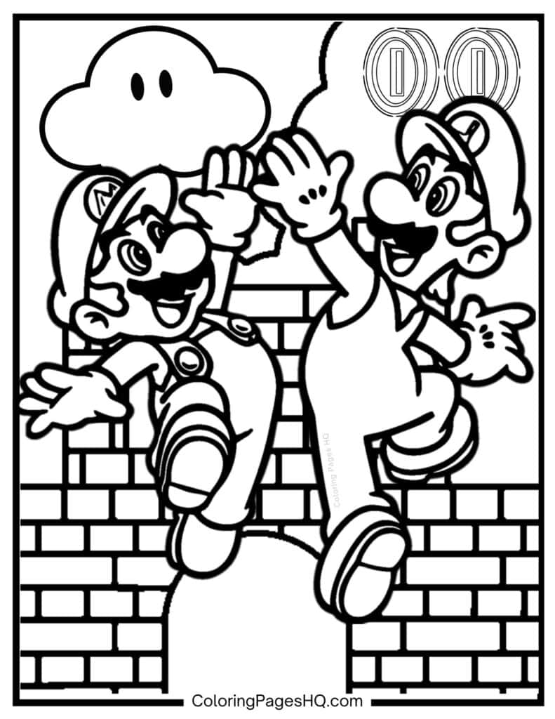 Mario Coloring Pages Free PDF Printables Coloring Pages HQ Mario Coloring Pages Free PDF Printables Coloring Pages HQ