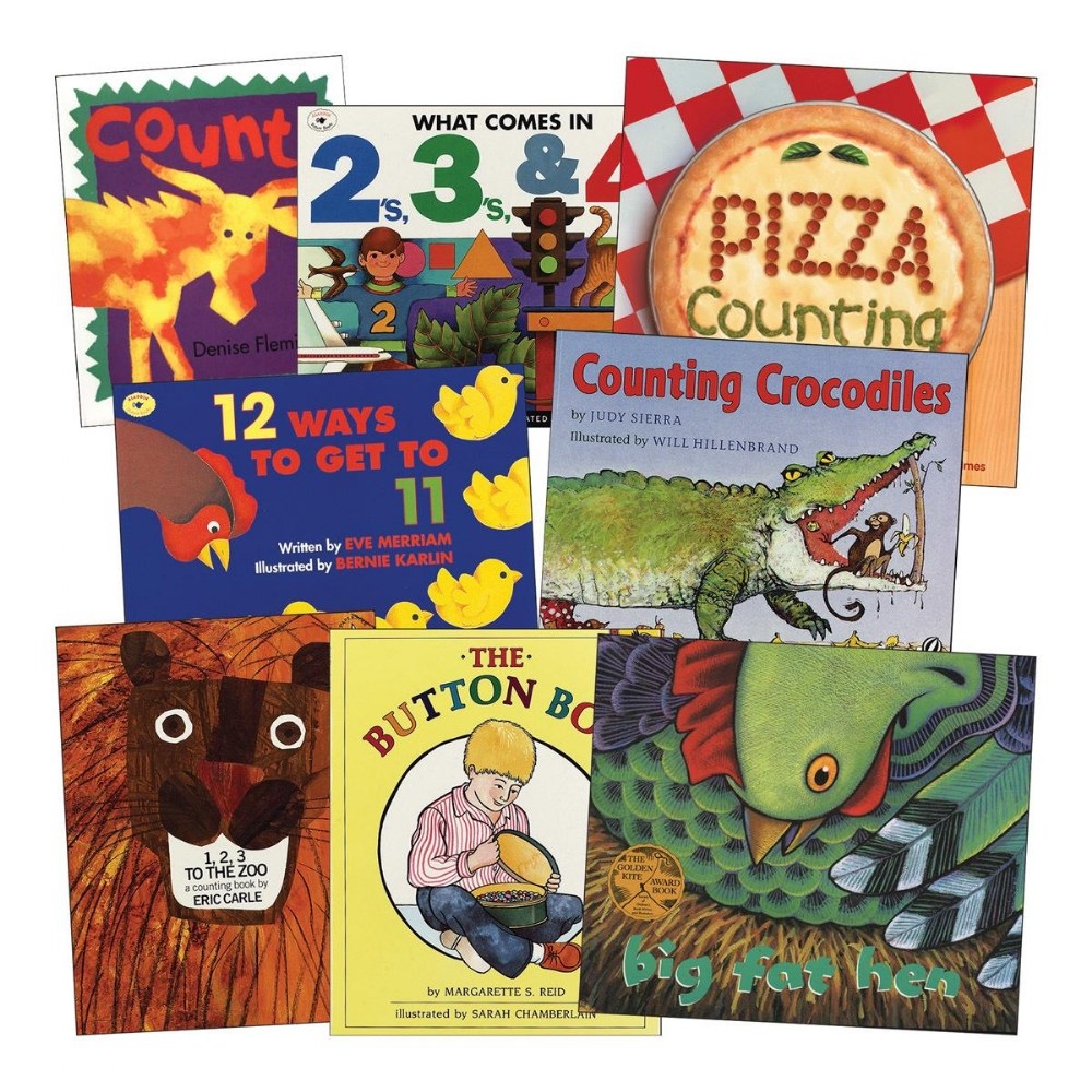 Math Is Fun Books Set Of 8 Kaplan Early Learning
