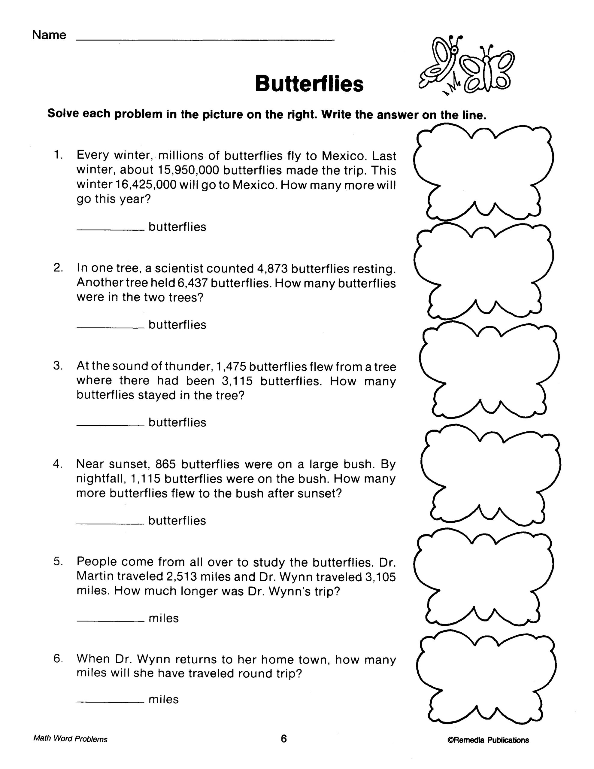 math word problems for 5th graders