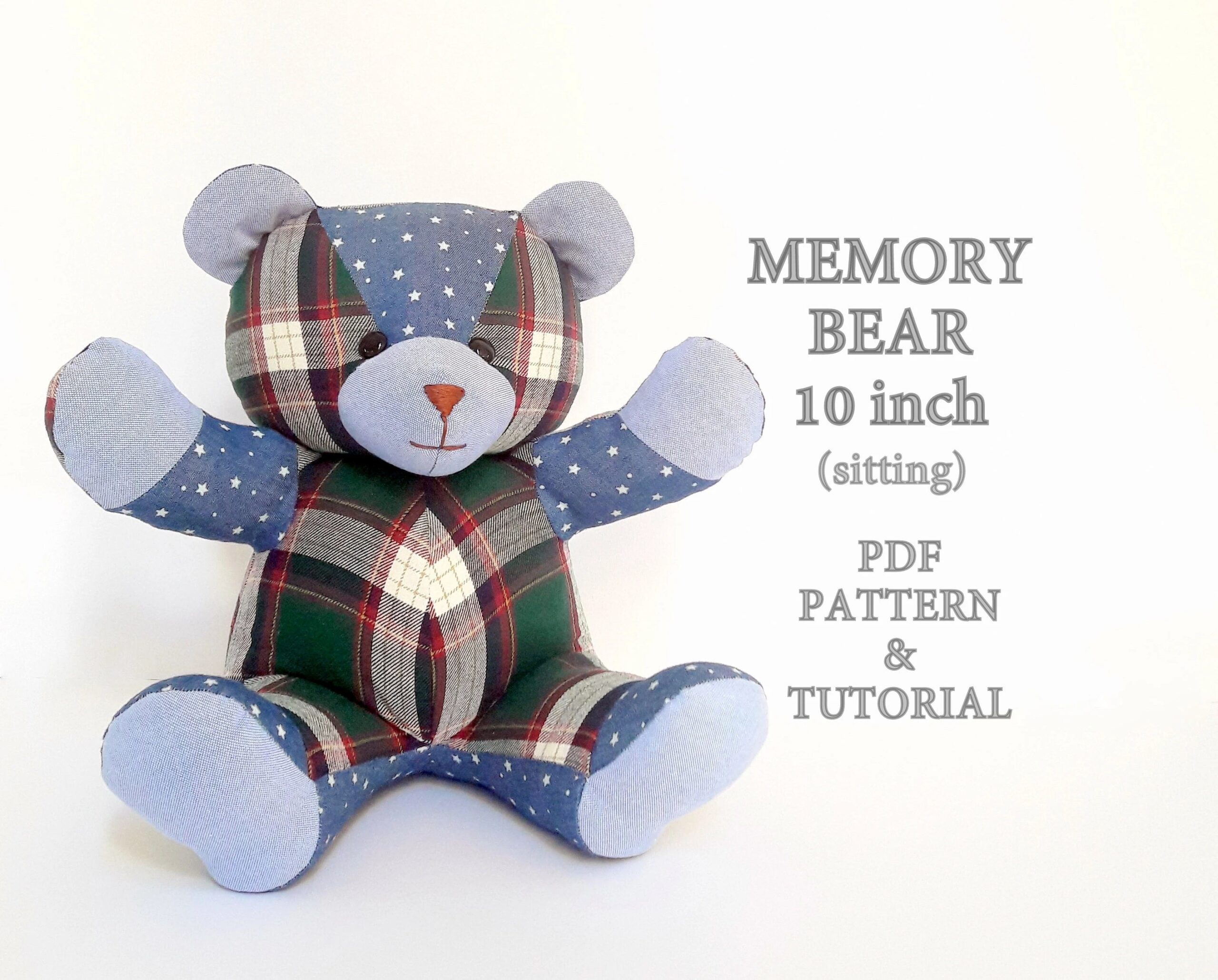 Memory Teddy Bear Pattern Free