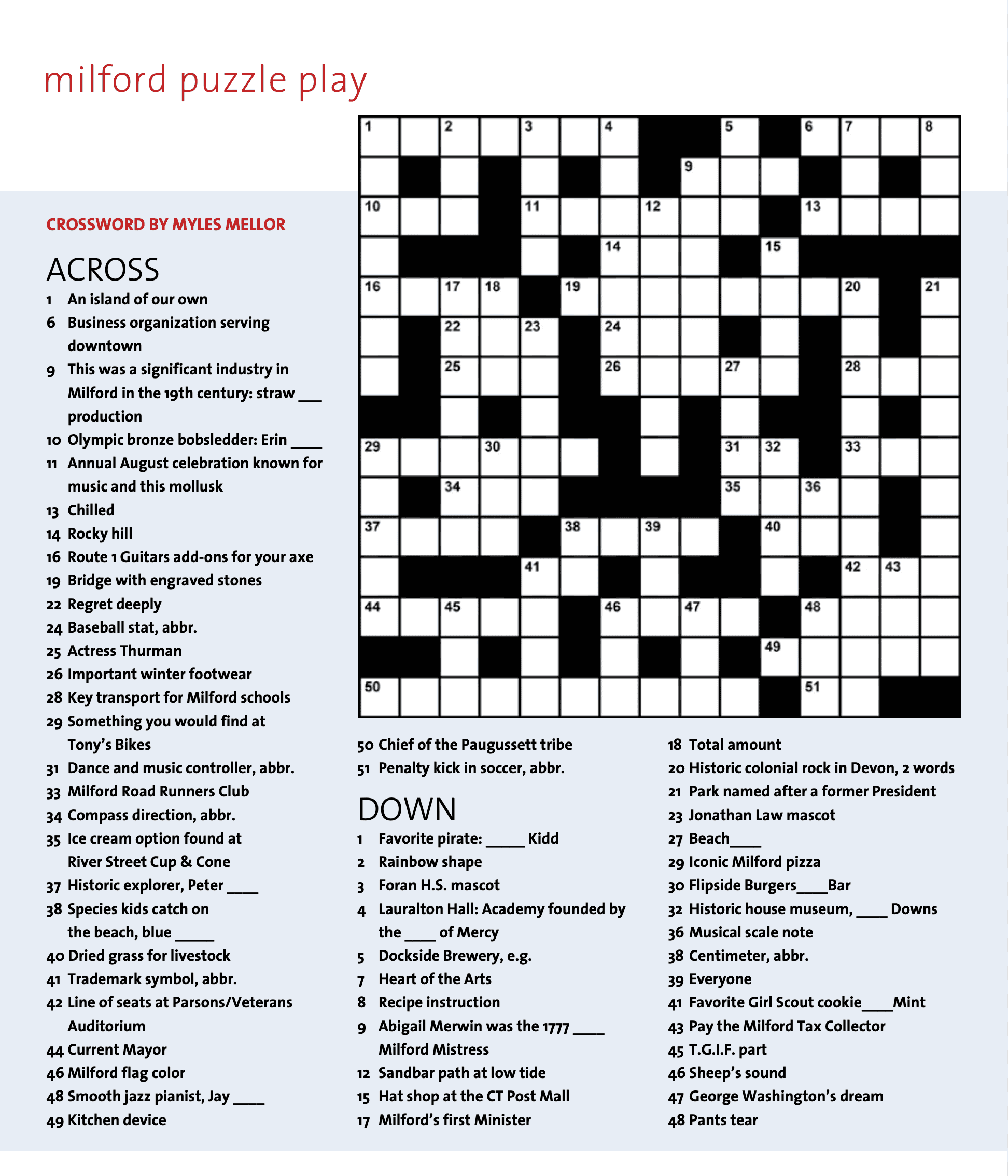 Milford Puzzle Play Milford Living Magazine Milford Puzzle Play Milford Living Magazine