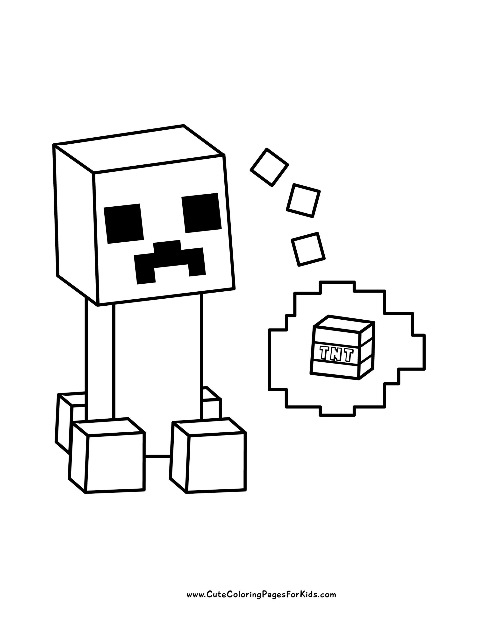 minecraft coloring pages print minecraft coloring pages print