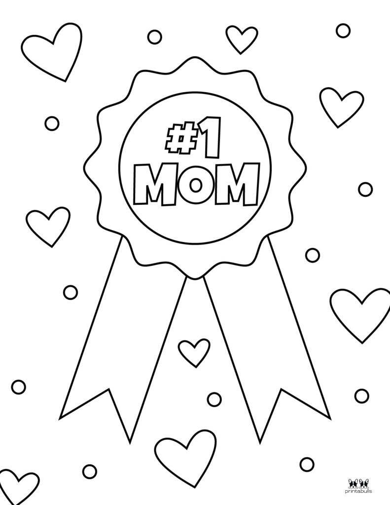 mother's day coloring pages