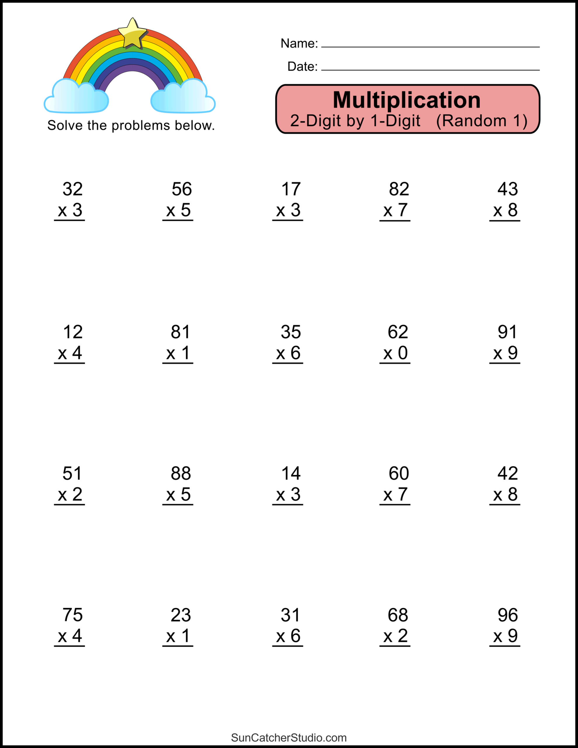 Multiplication Worksheets 2 Digit By 1 Digit Math Drills Free Printables Lettering SVG Files Tools Apps Multiplication Worksheets 2 Digit By 1 Digit Math Drills Free Printables Lettering SVG Files Tools Apps