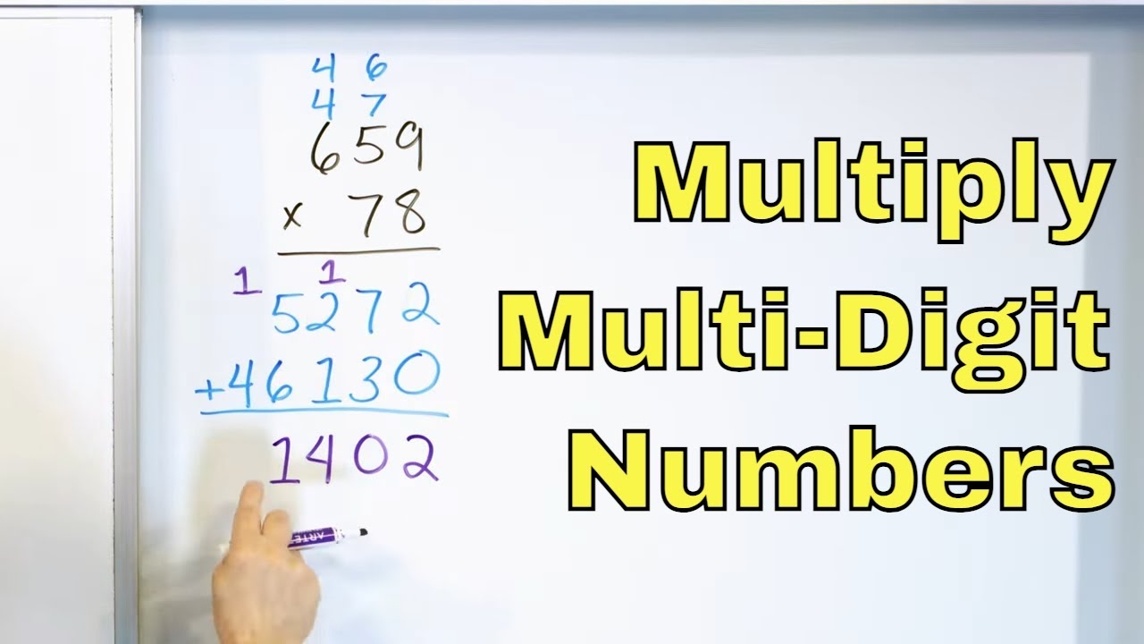 Multiply 2 Digit 3 Digit Numbers By 2 Digits Numbers 5 1 2 YouTube