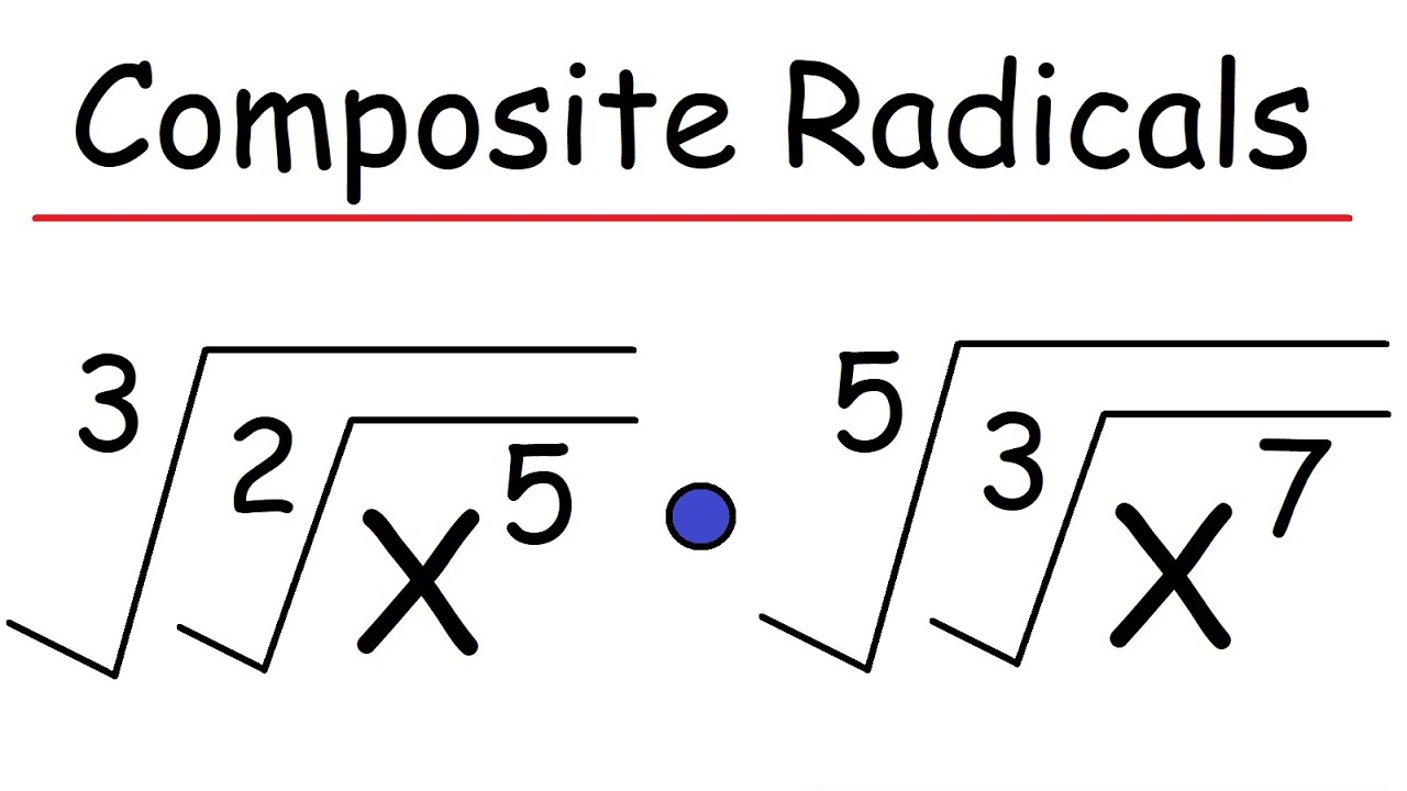 Multiplying And Simplifying Composite Radicals With Different Indices YouTube