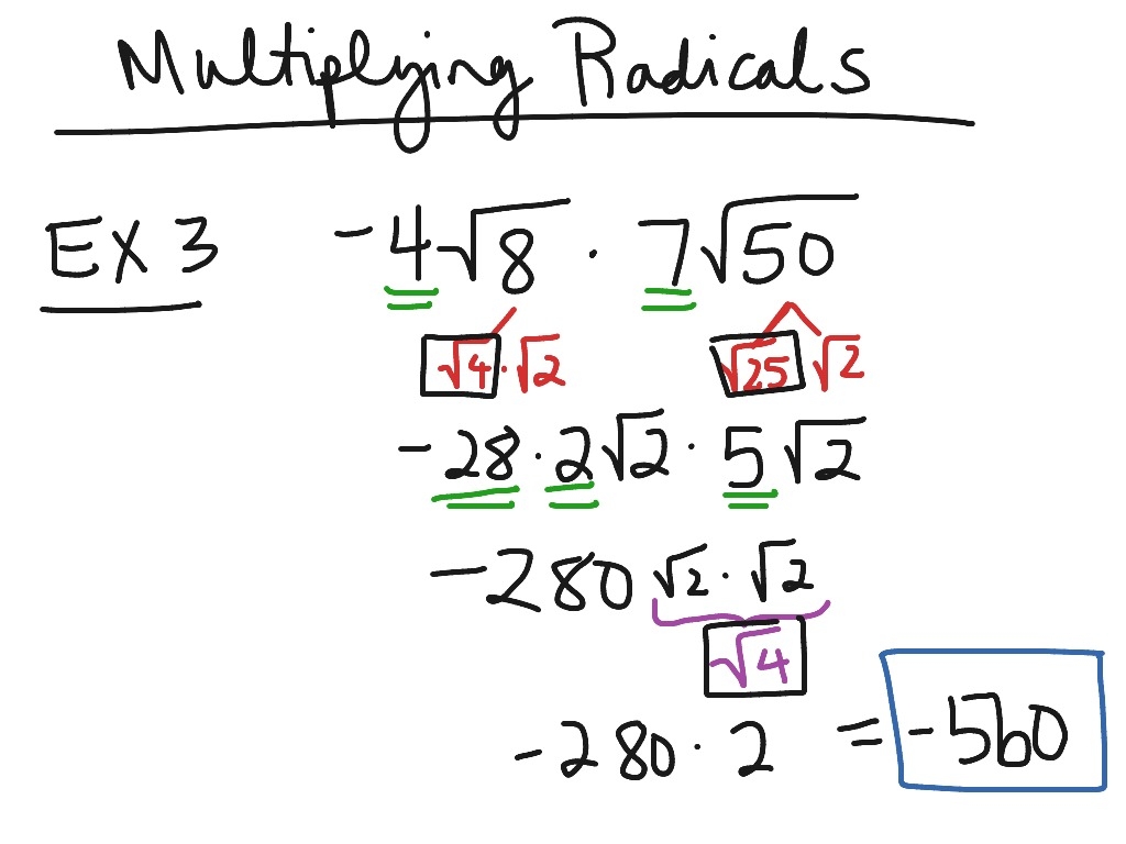 how do you multiply radicals