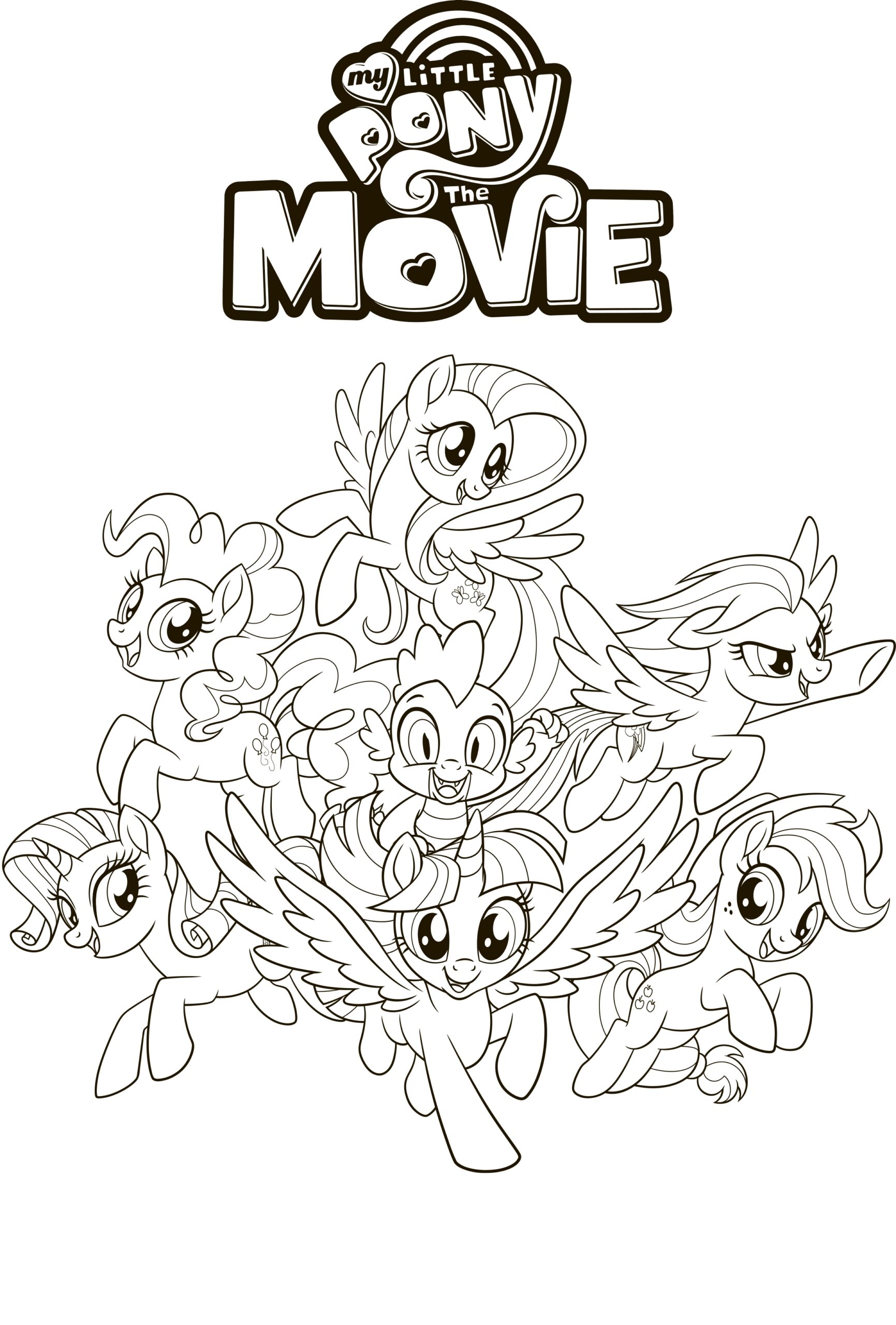 little ponies coloring pages