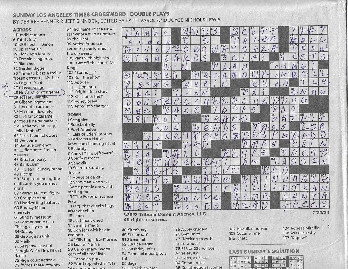 My Neighbor Came Rushing To My Home Yesterday To Show Me Sunday s Los Angeles Times Crossword Puzzle Heehee I m Mentioned In It My Neighbor Came Rushing To My Home Yesterday To Show Me Sunday s Los Angeles Times Crossword Puzzle Heehee I m Mentioned In It