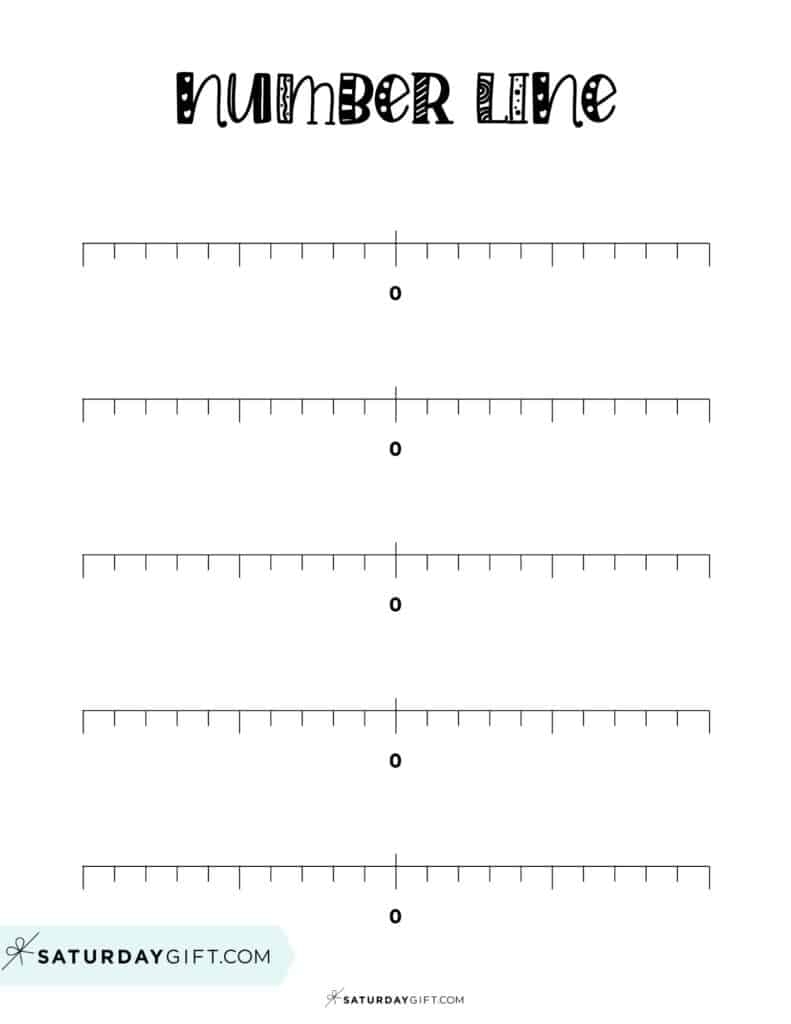 Negative And Positive Number Line 19 Free Printable Blank Worksheets Negative And Positive Number Line 19 Free Printable Blank Worksheets