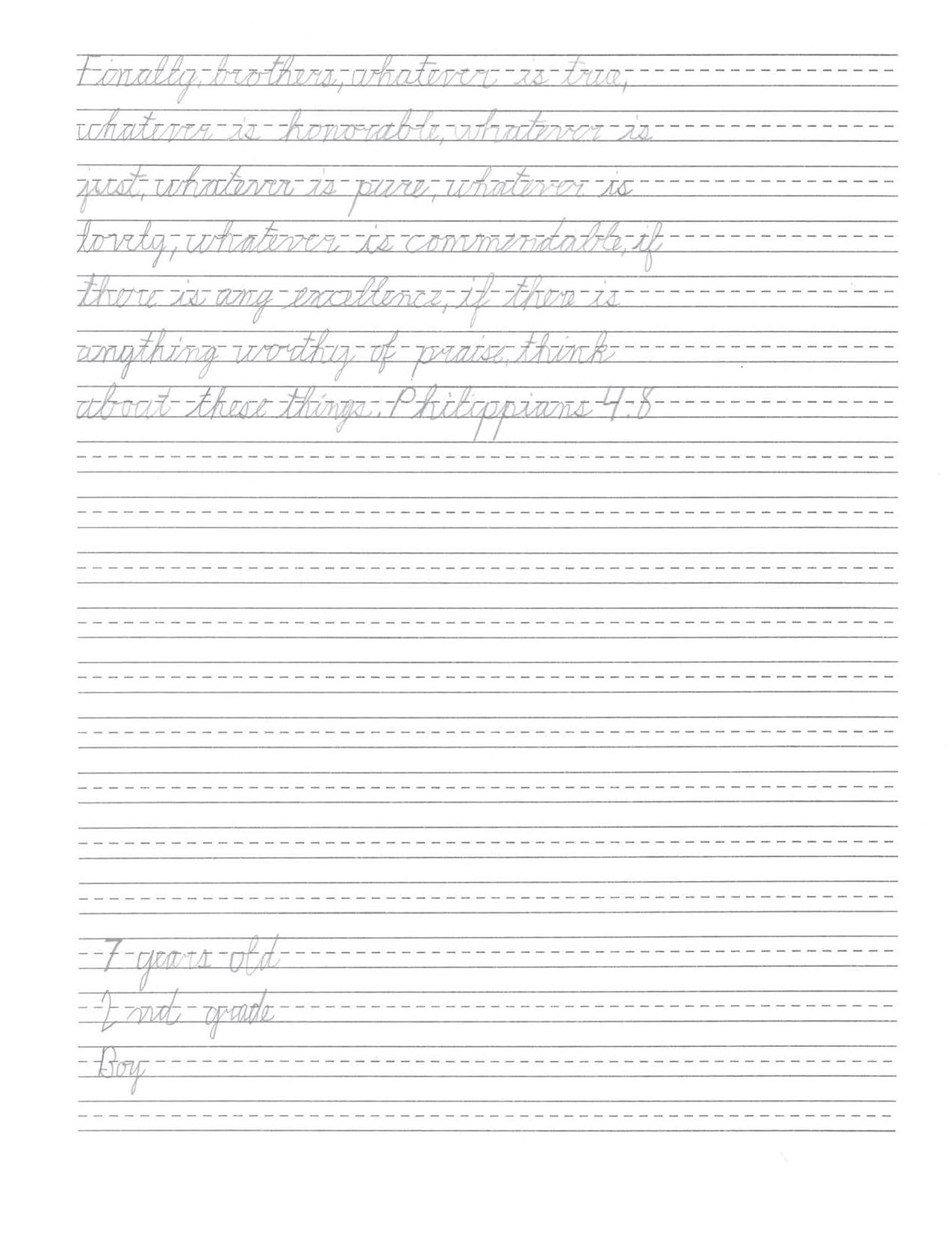 New American Cursive Teach Yourself Cursive