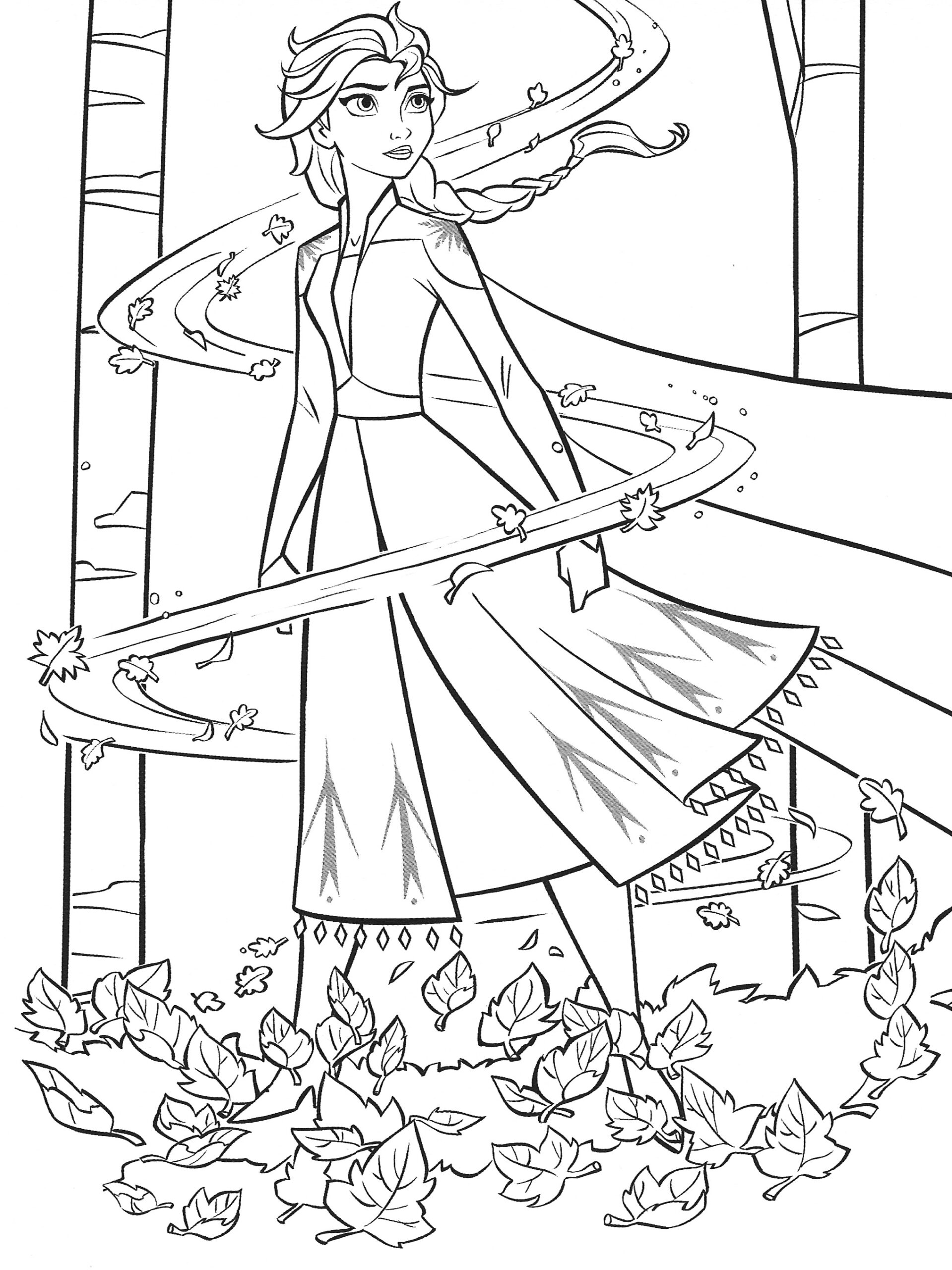 coloring pictures of elsa