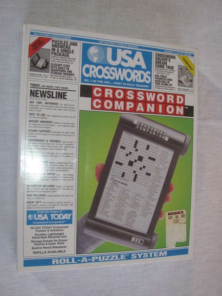 NEW Vtg Herbko USA Today Crossword Companion 4200 48 Puzzles Solutions 1995 Rr EBay