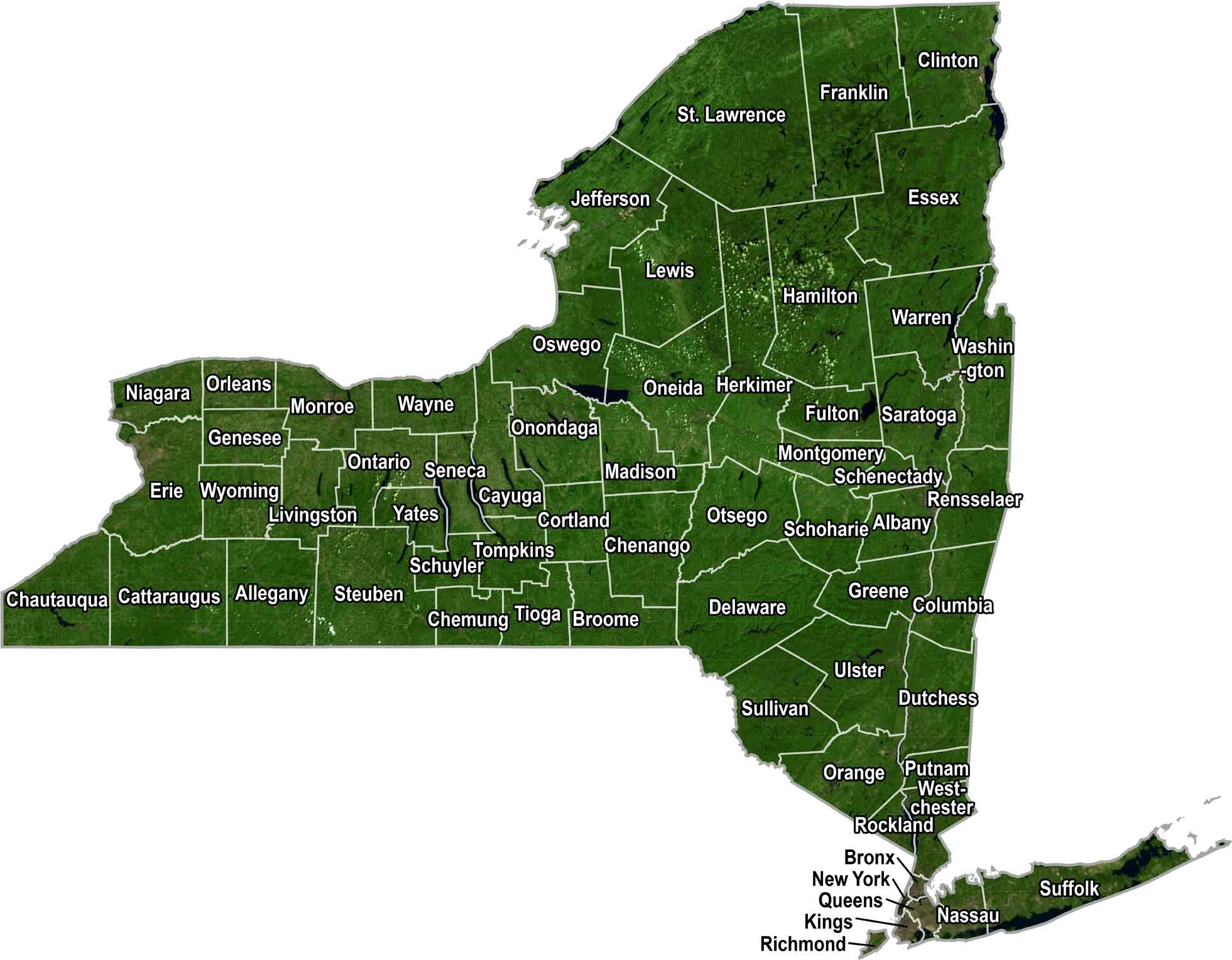 county map new york county map new york