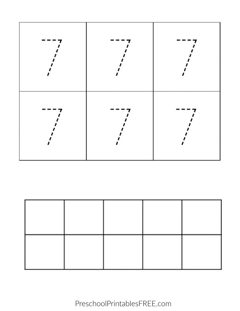 free number tracing worksheets