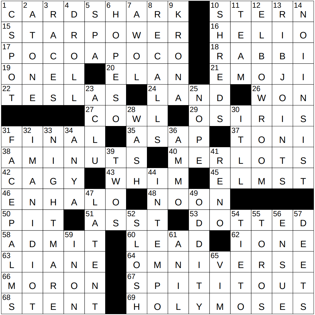 NYXCrossword Answers To The New York Times Crossword
