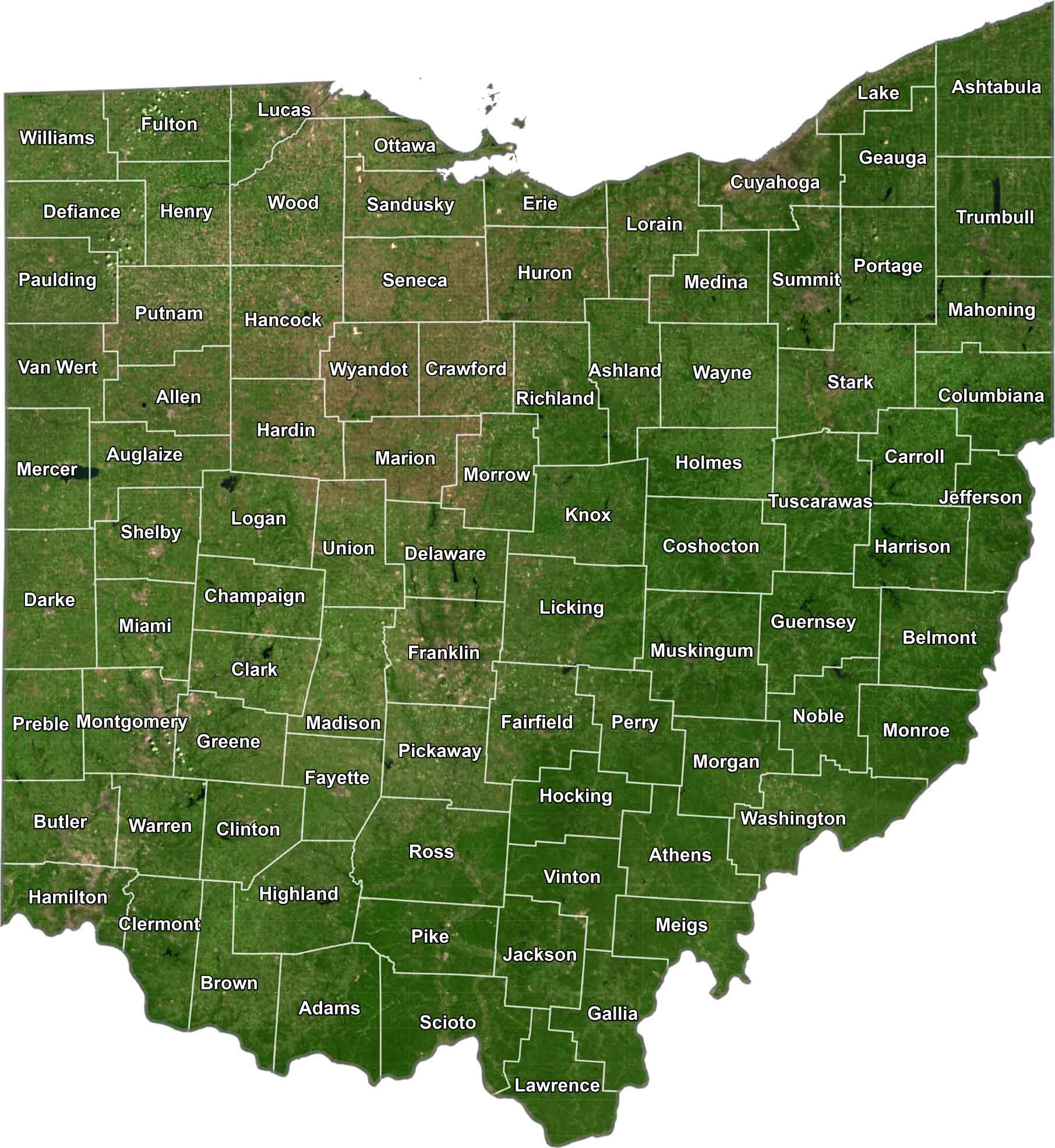 Ohio County Map US County Maps Ohio County Map US County Maps