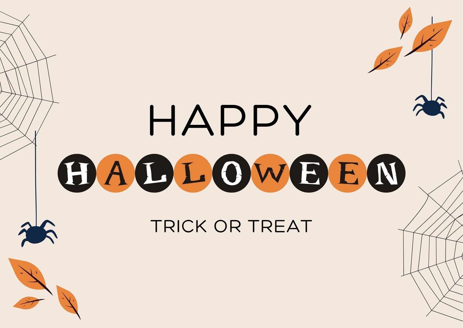 Page 2 Free Printable Editable Halloween Card Templates Canva
