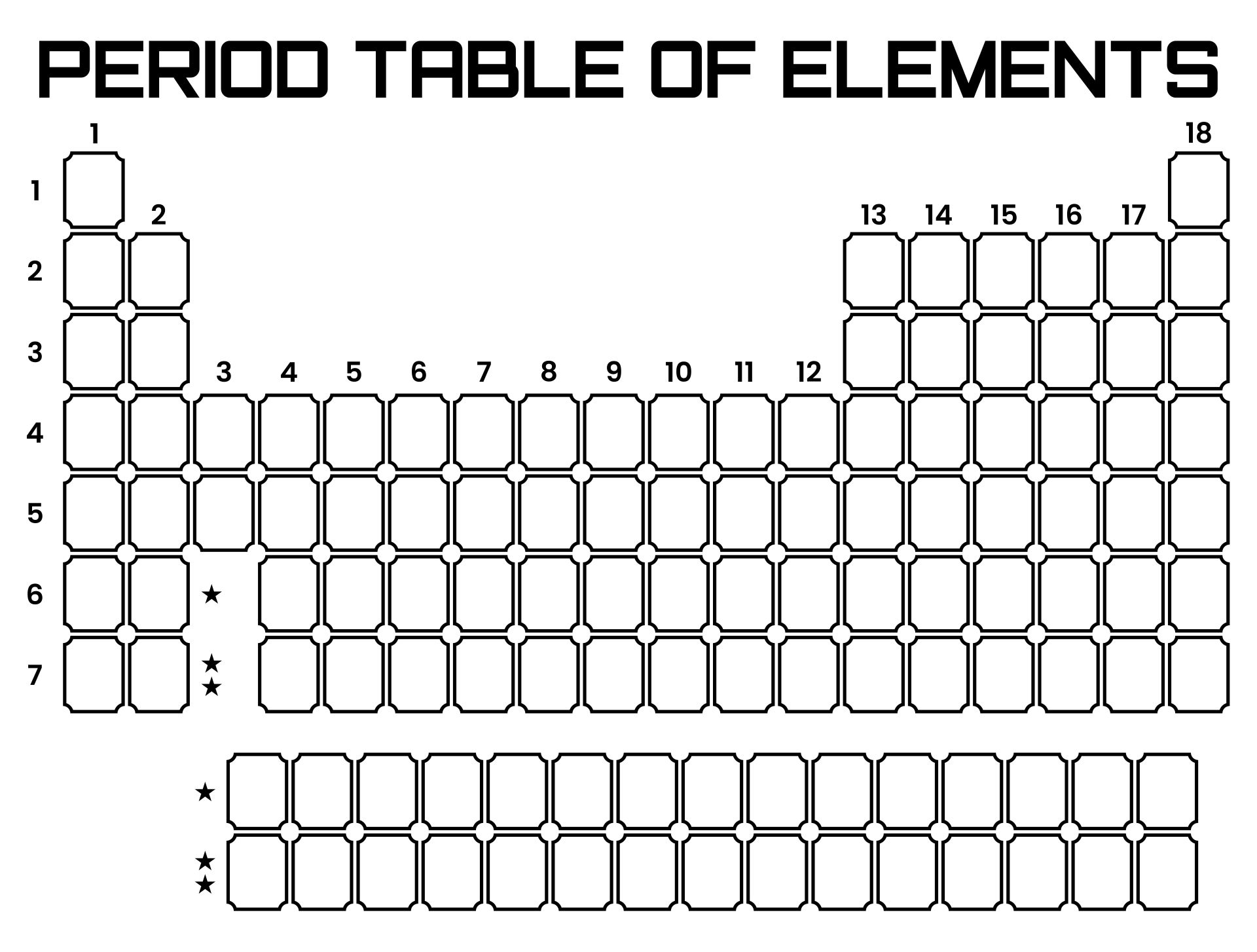 Periodic Table Blank Template 10 Free PDF Printables Printablee