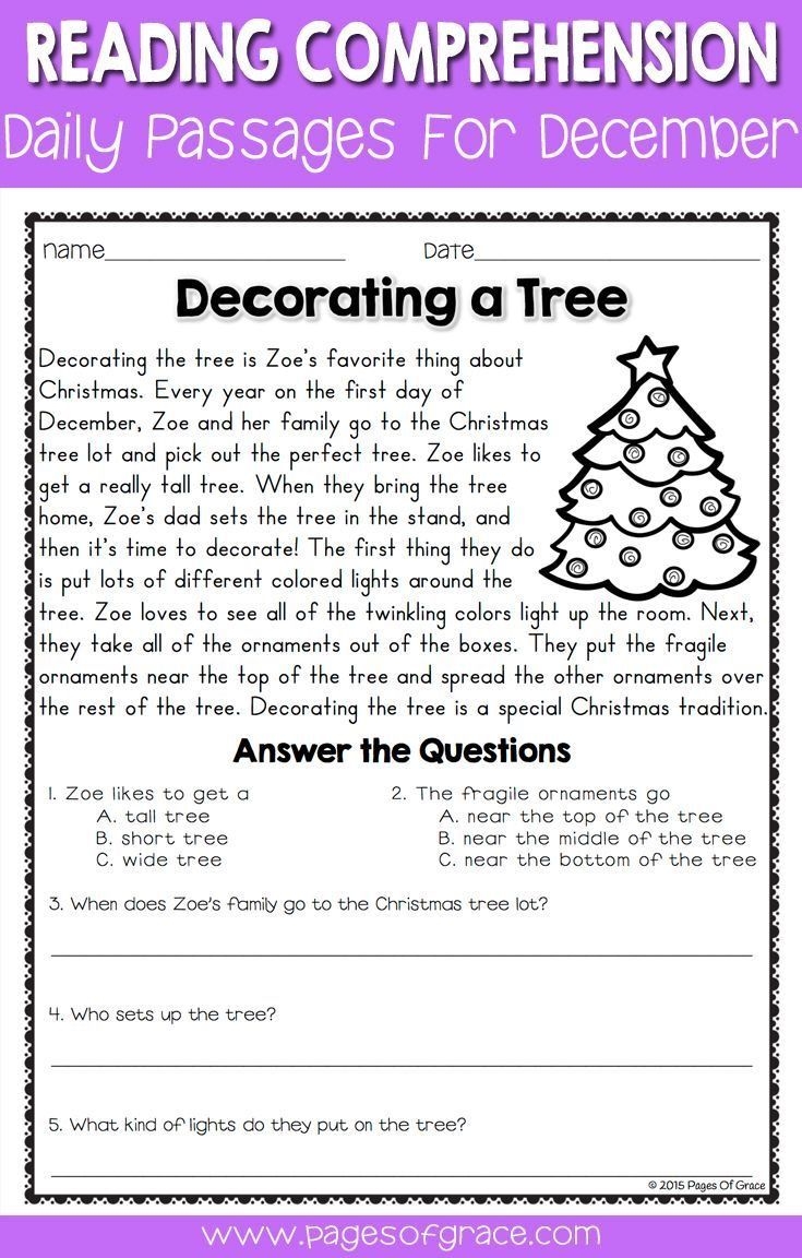 Pin By Rebecca Taylor dearden On English Christmas Reading Comprehension Reading Worksheets Reading Comprehension
