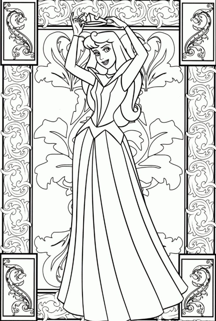 sleeping beauty coloring pages