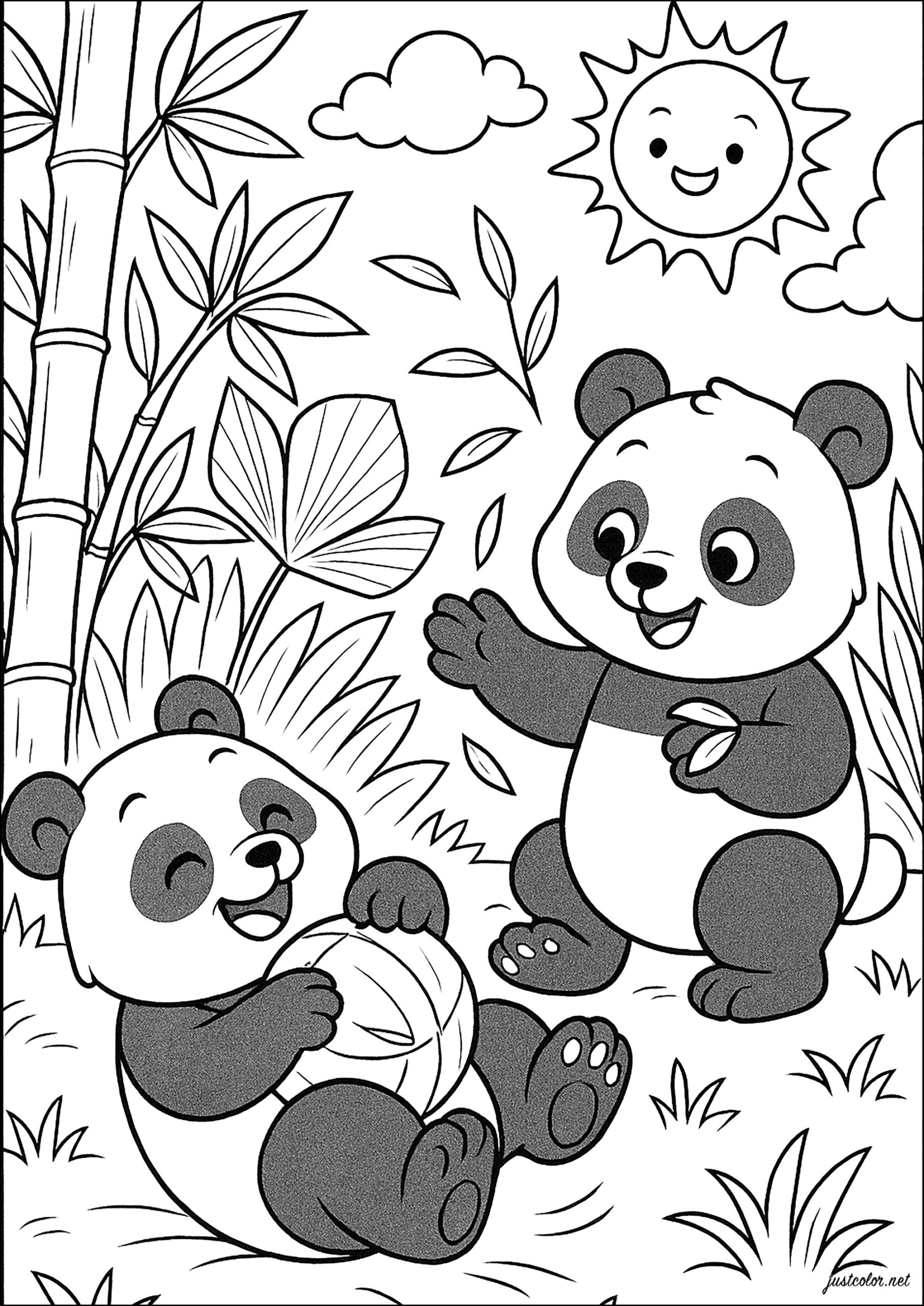 panda bear coloring page panda bear coloring page