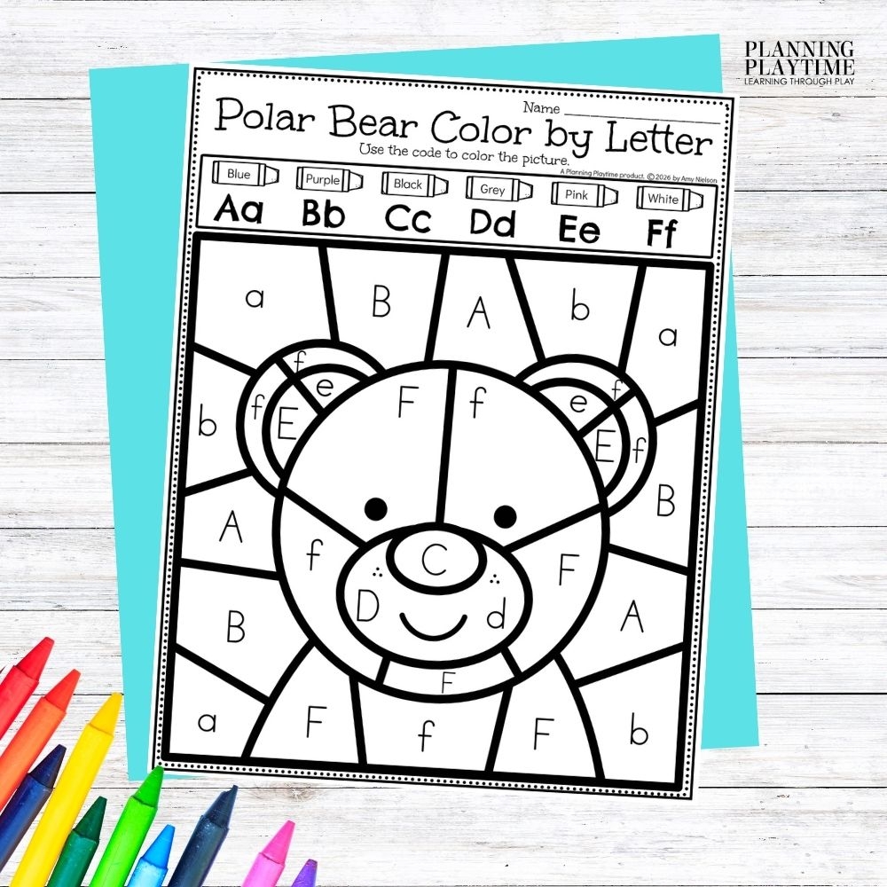 Polar Animals Color By Code Alphabet Number Sense And Math Worksheets Planning Playtime Polar Animals Color By Code Alphabet Number Sense And Math Worksheets Planning Playtime